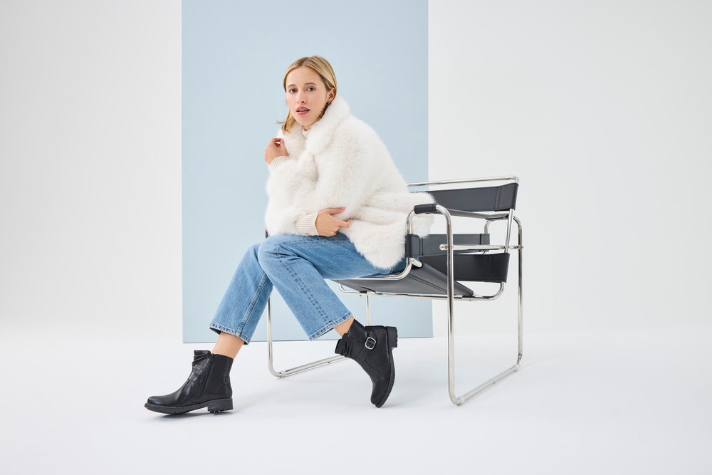 Thumbnail - Rieker Stiefelette Boots, Blockabsatz, mit Innenreißverschluss