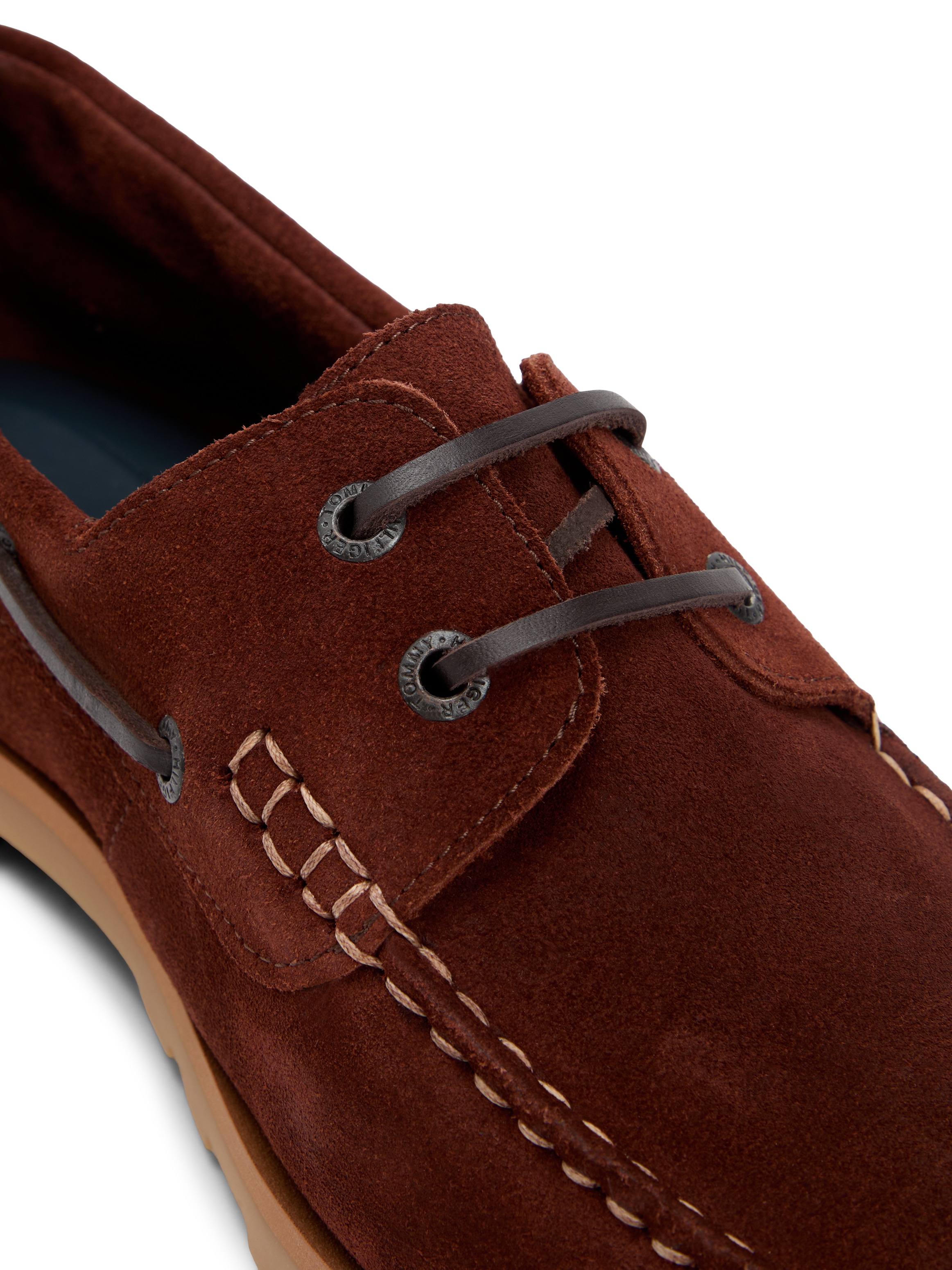 Tommy Hilfiger Bootsschuh »HILIFGER LIGHT SDE BOAT SHOE«  Schnürschuh, Halbschuh mit Durchzügen und Ösen
