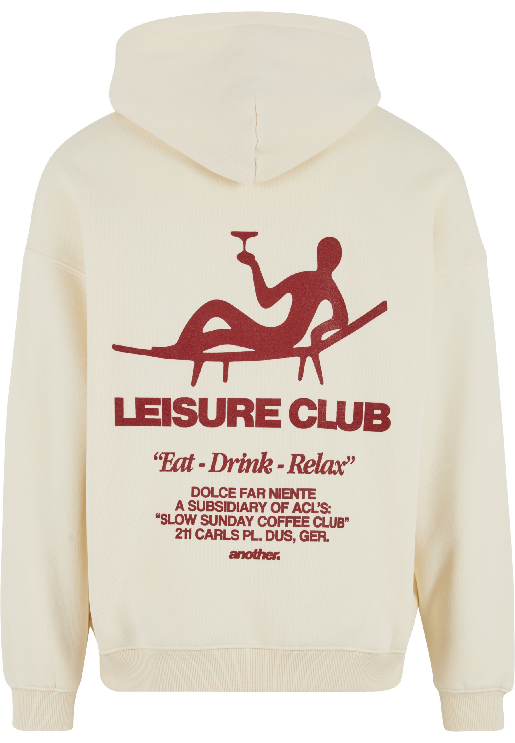 Another Cotton Lab Kapuzensweatshirt »Another Cotton Lab Leisure Club Oversized Hoodie«, 1
