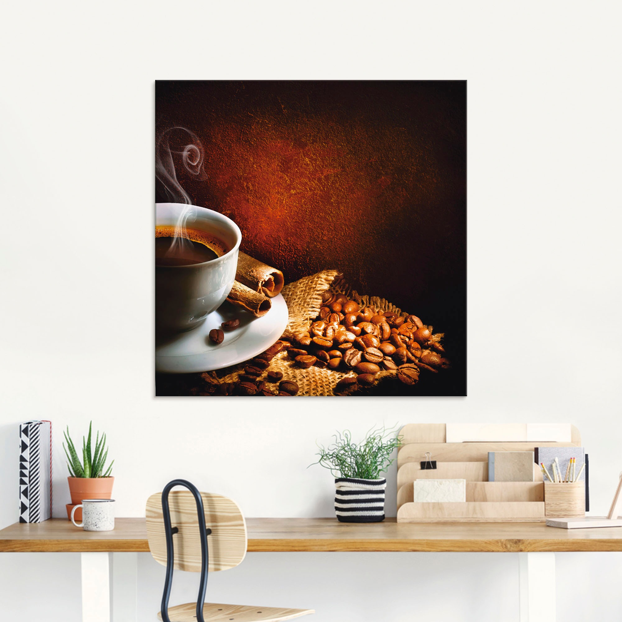 Artland Glasbild "Kaffee" Getränke 1 Stk. tlg. in verschiedenen Größen günstig online kaufen