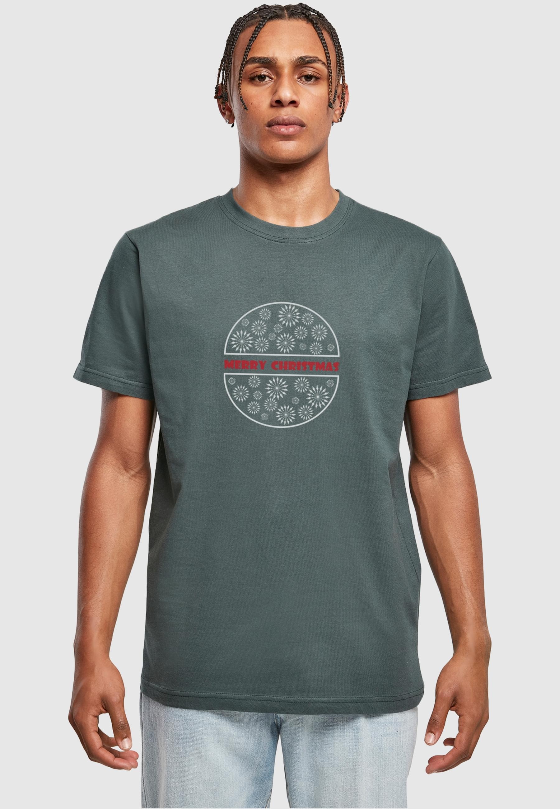 Merchcode T-Shirt »Merchcode Herren Merry Christmas T-Shirt Round Neck«, (1 tlg.)