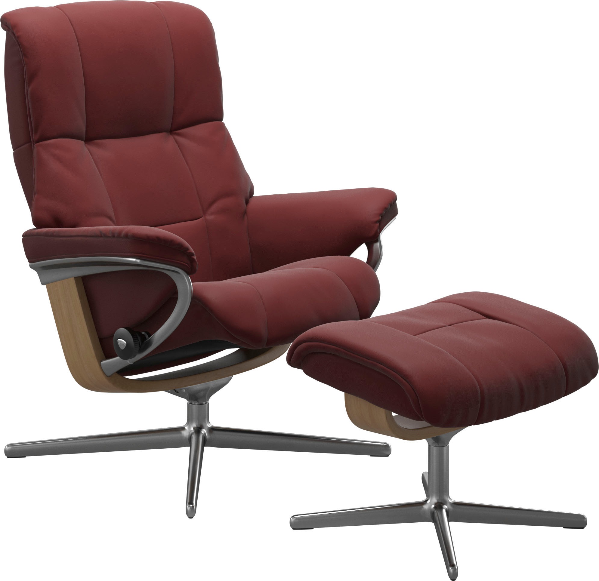 Stressless® Fußhocker »Mayfair«, mit Cross Base, Größe S, M & L, Holzakzent Eiche