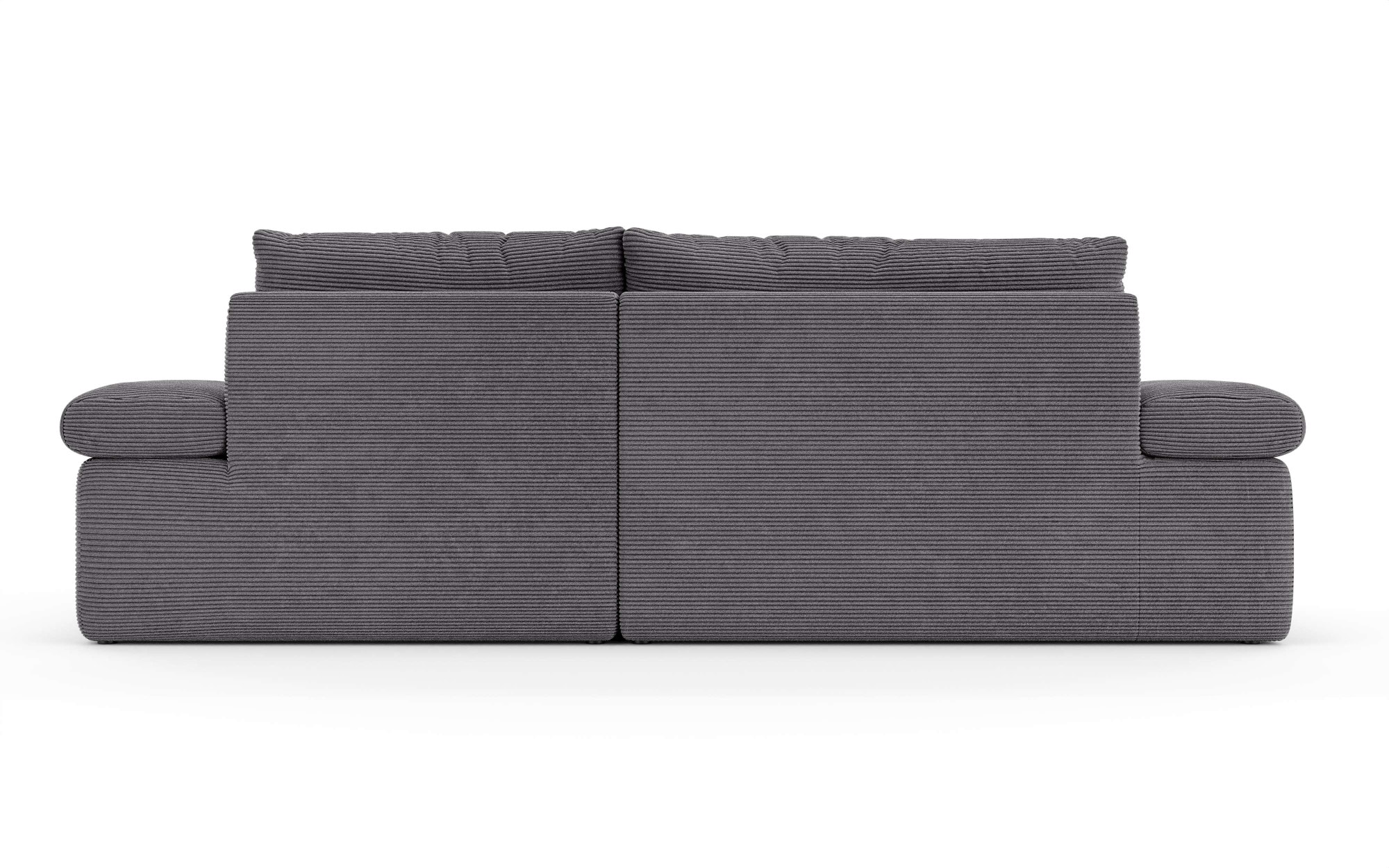 Home affaire Ecksofa »ALVERIE mit Recamiere, moderne Steppung, Maße: B/T/H 274/203/106 cm«, L-Form mit Wellenunterfederung, mit 4 Rückenkissen, pflegeleicht Stoff