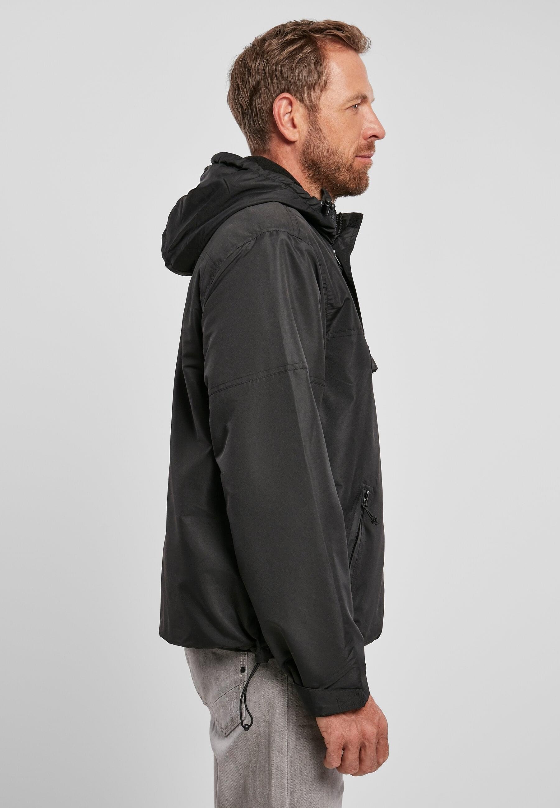 Brandit Anorak »Brandit Herren Fleece Pull Over Windbreaker«, (1 St.), mit Kapuze