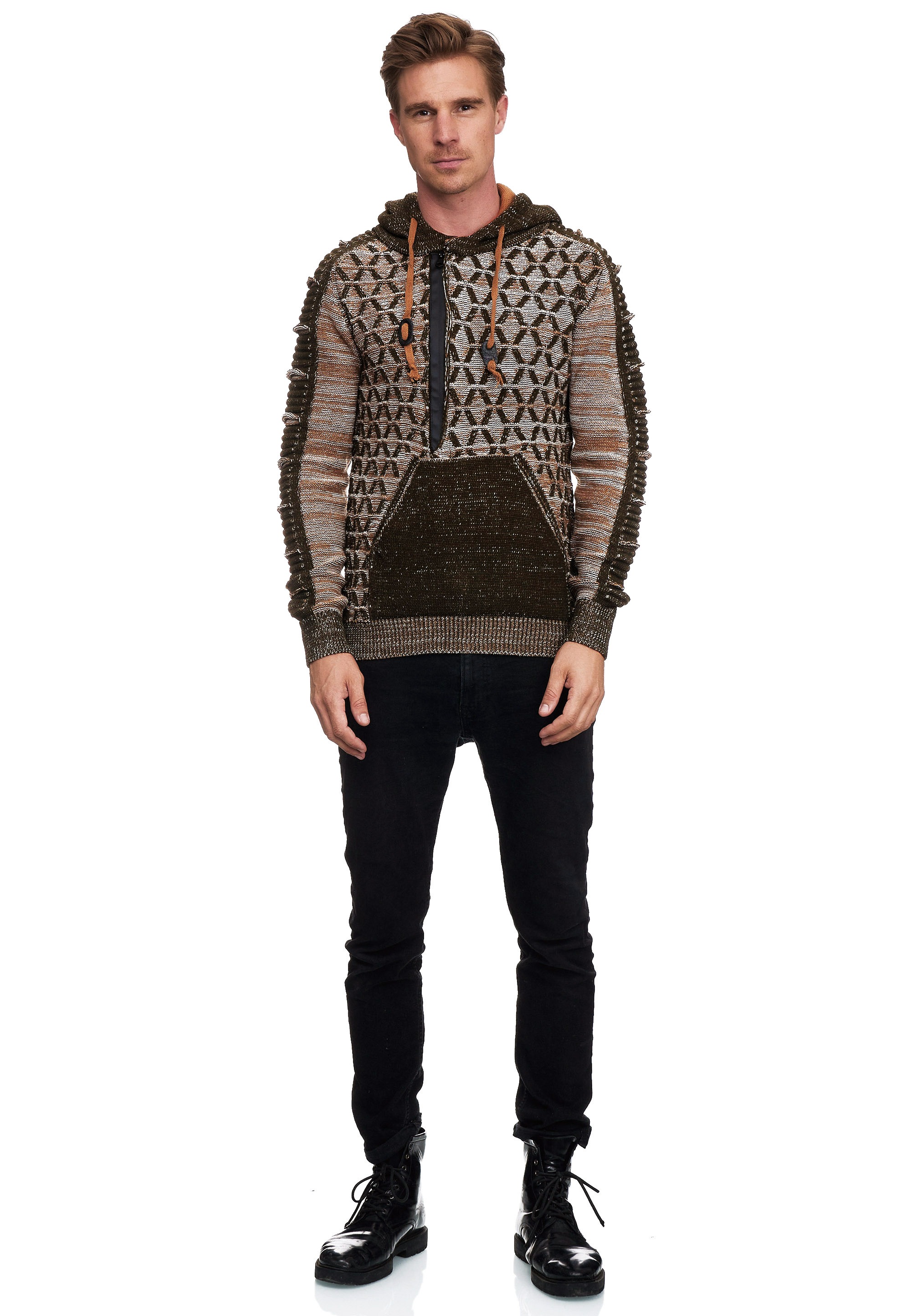 Rusty Neal Kapuzensweatshirt , in ausgefallenem Design
