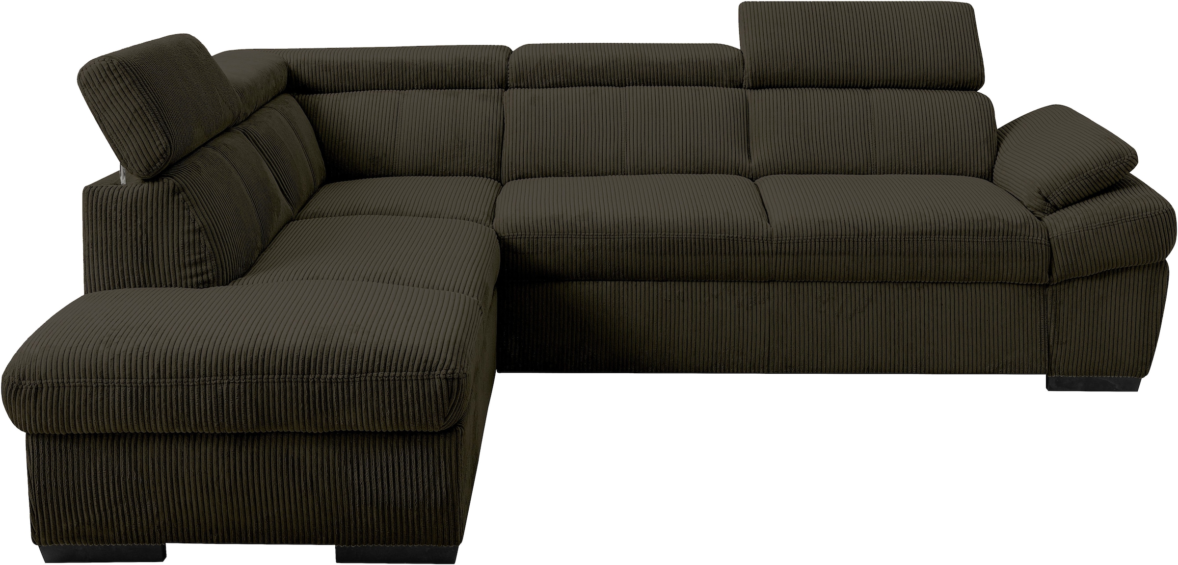 exxpo - sofa fashion Ecksofa inkl. Kopf- und Armteilverstellung, wahlweise mit Bettfunktion