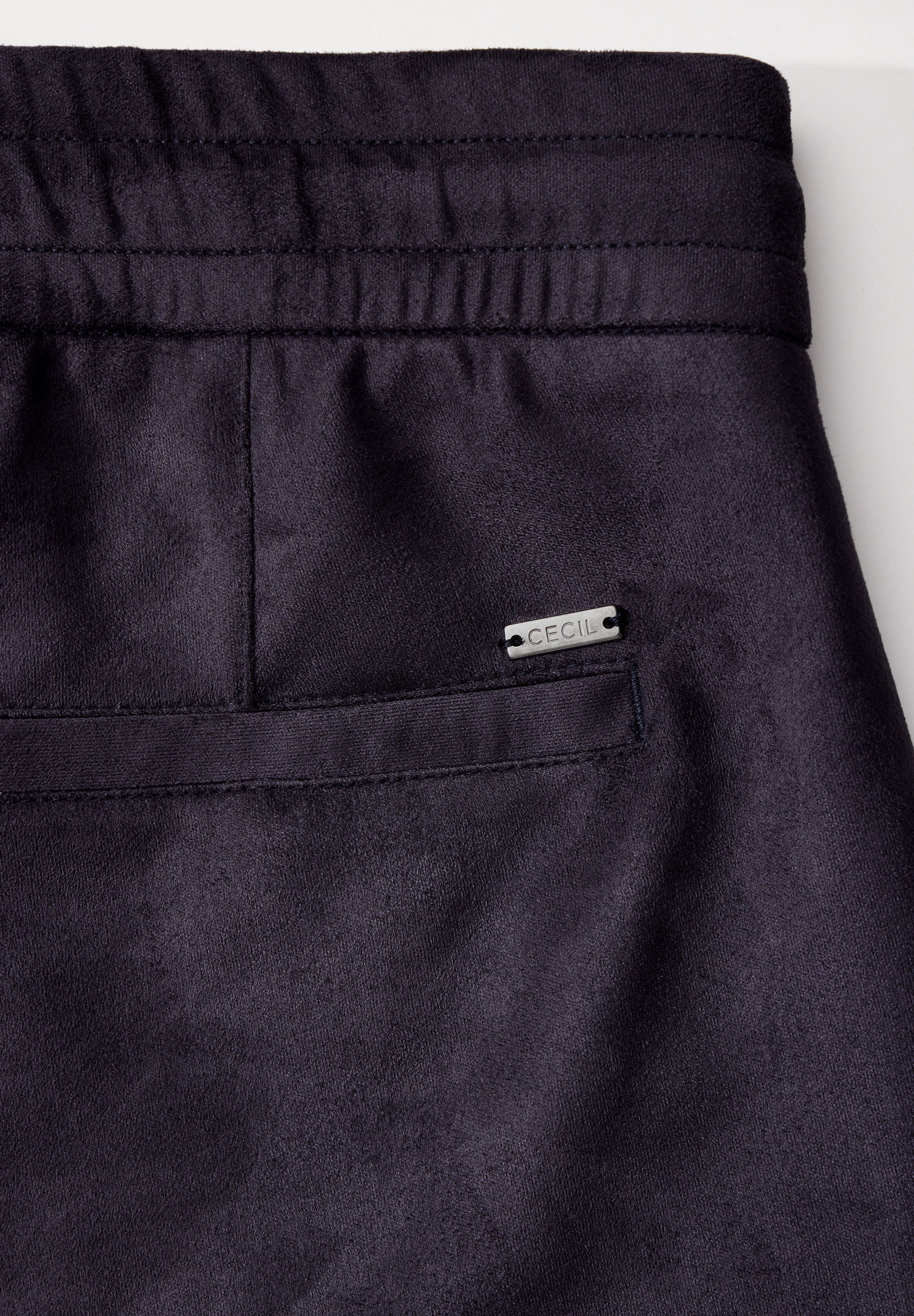 STREET ONE Lederimitathose, High Waist