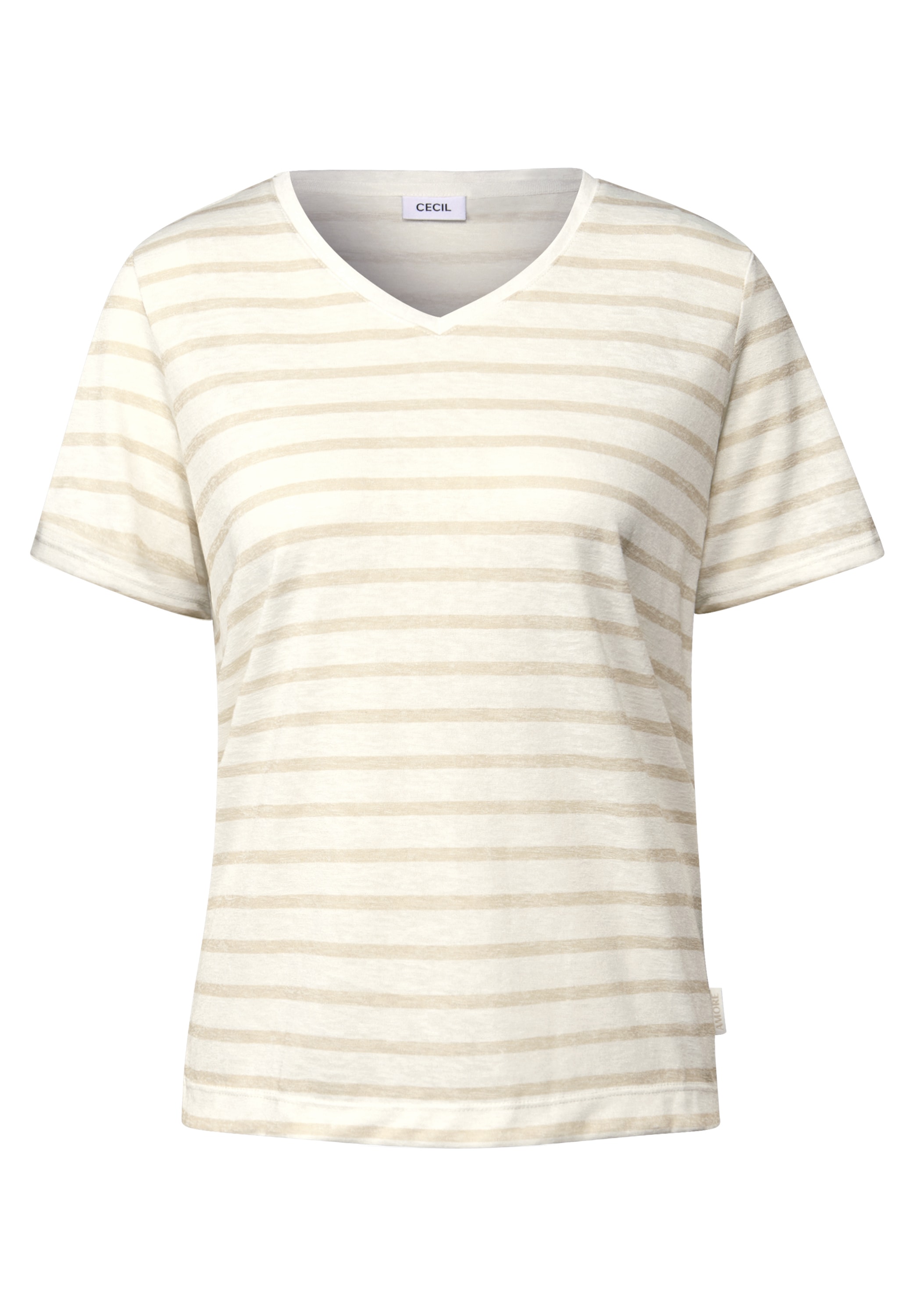 Cecil T-Shirt, aus elastischem Materialmix