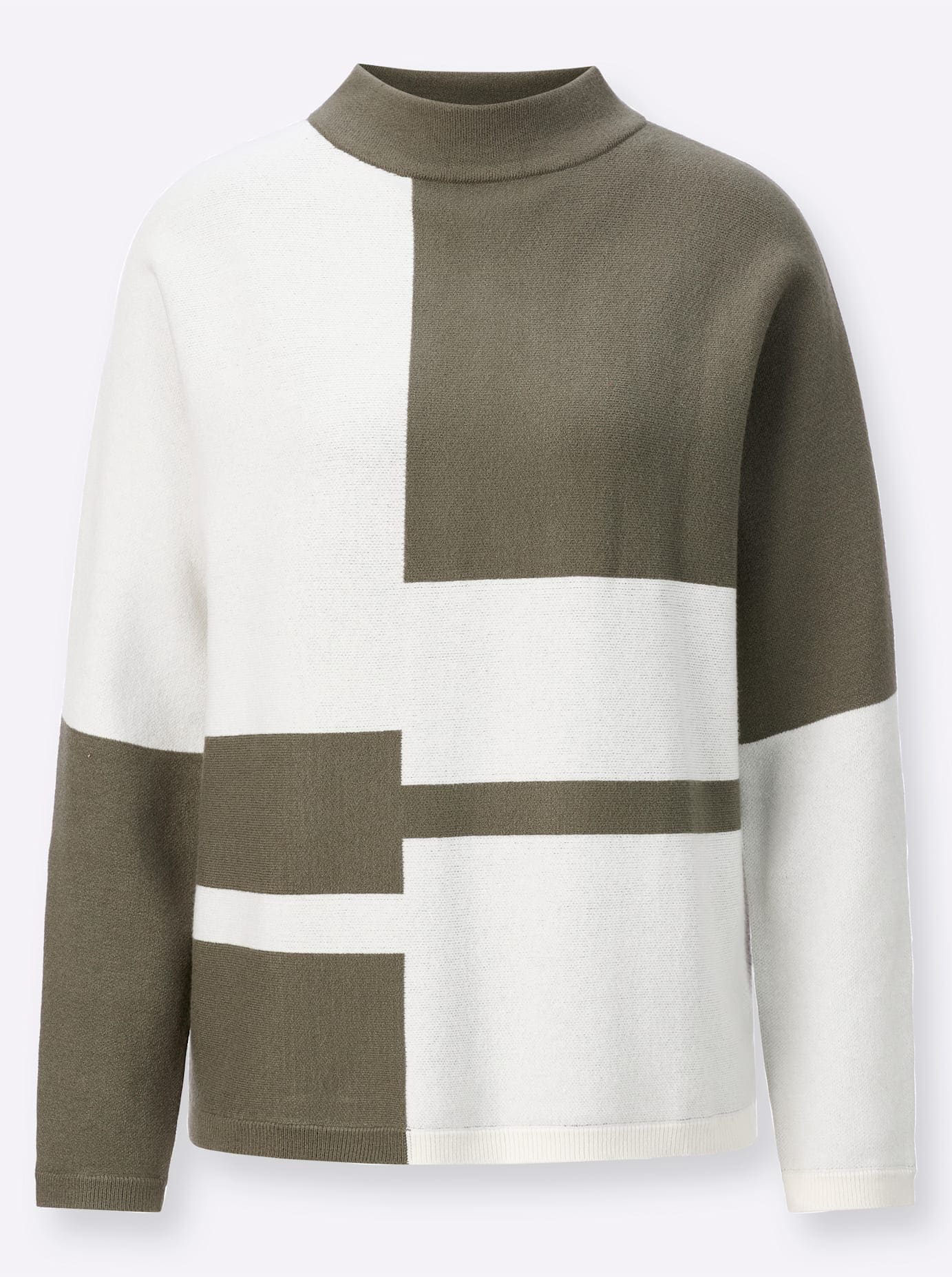 creation L Fledermauspullover »Jacquard-Pullover«