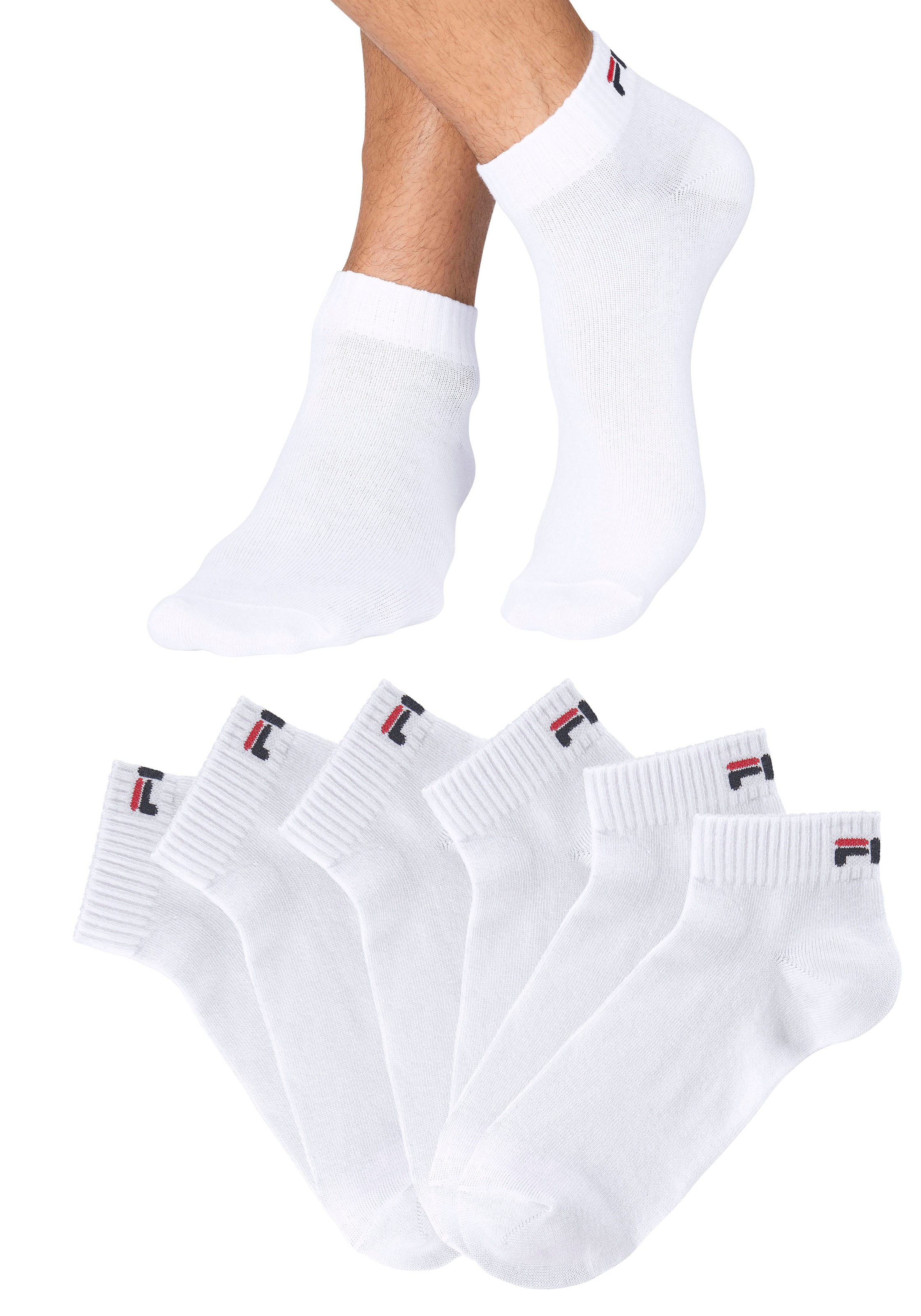 Fila Kurzsocken "UNISEX INVISIBLE PLAIN SOCKS" 6 Paar, 6 Paar tlg. Baumwoll günstig online kaufen