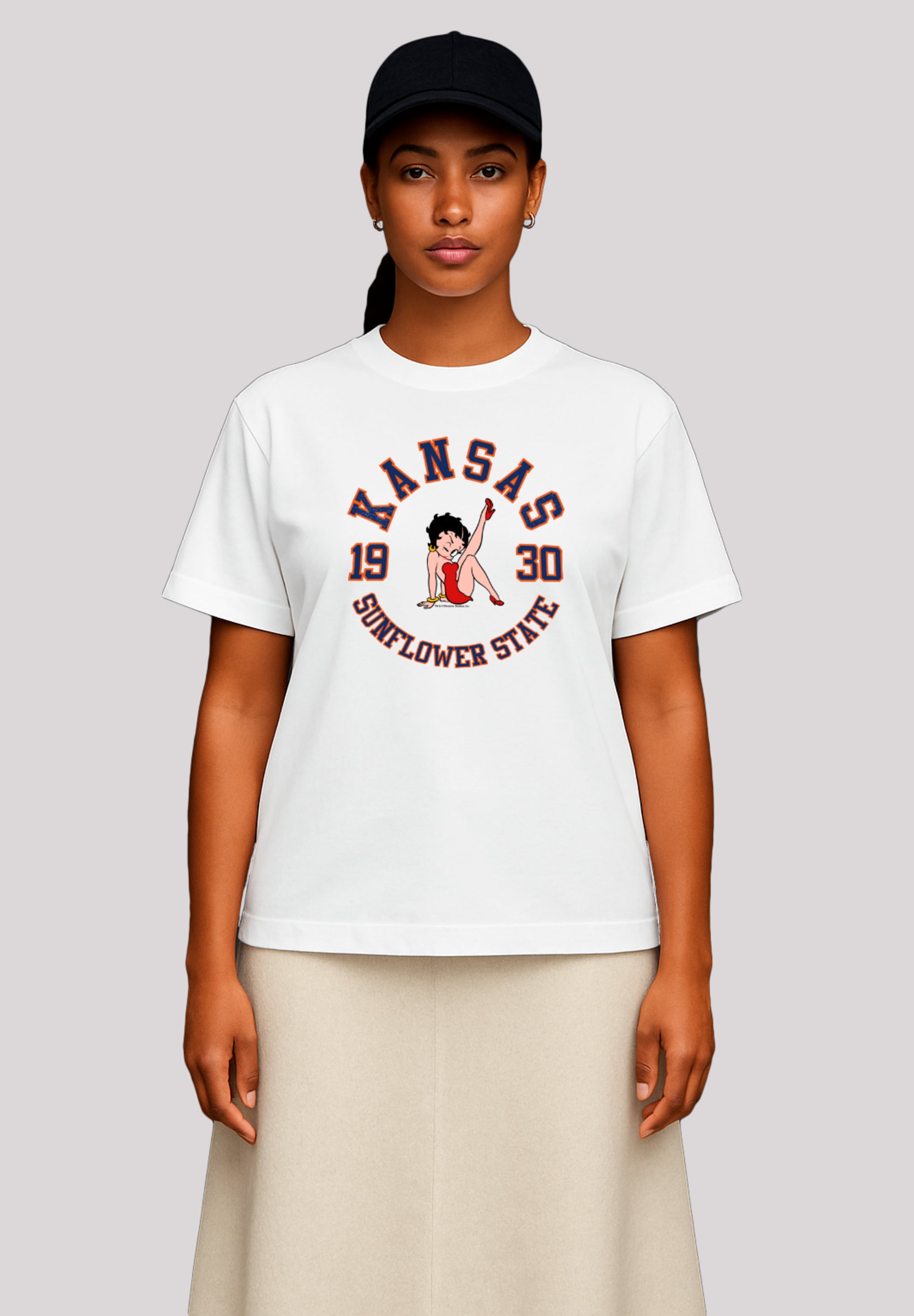 F4NT4STIC T-Shirt "Betty Boop Kansas Sunflower State", Premium Qualität günstig online kaufen
