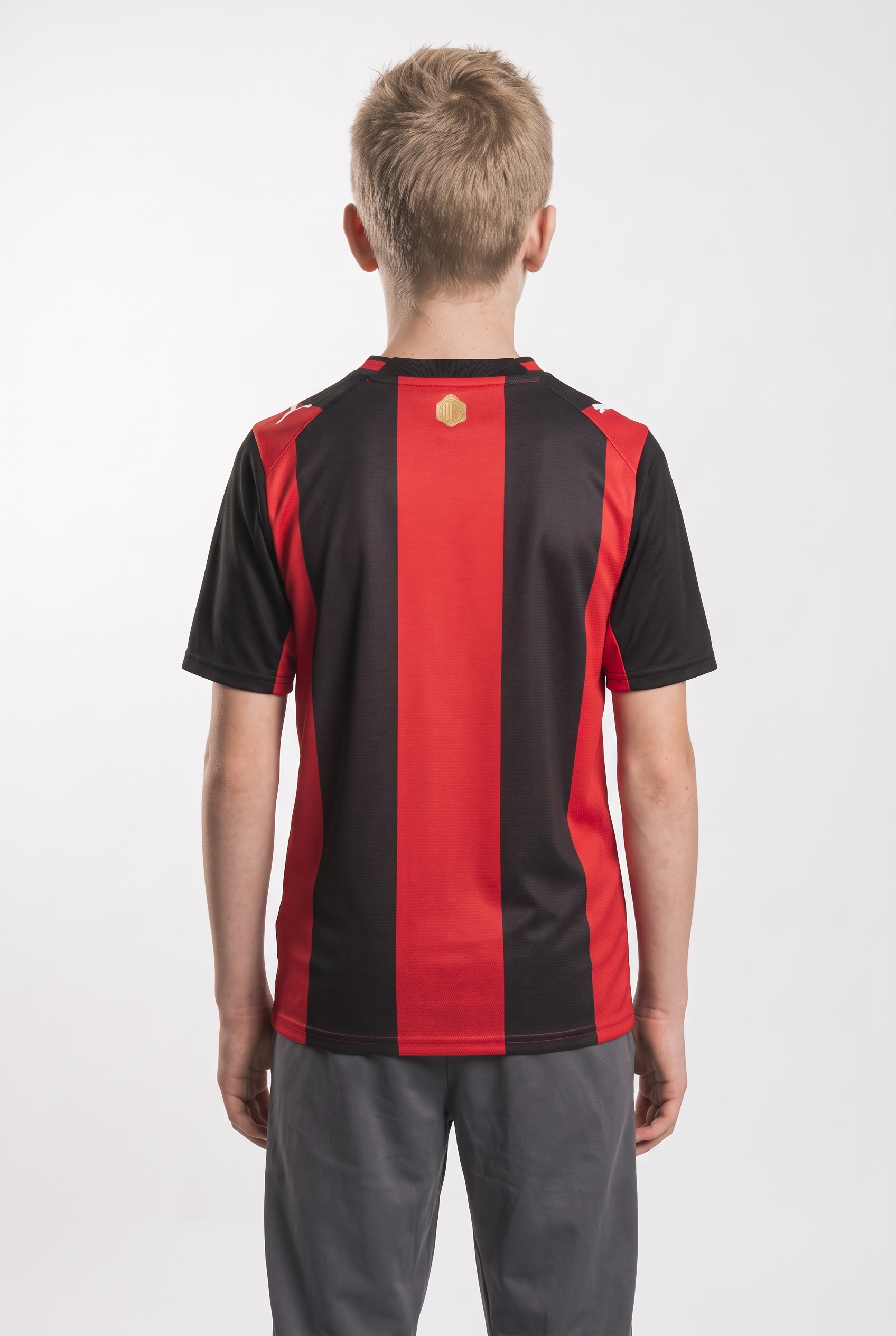 PUMA Fußballtrikot »ACM HOME JERSEY REPLICA JR« regular fit, für Jugendliche, Kurzarm, mit Rundhalsausschnitt