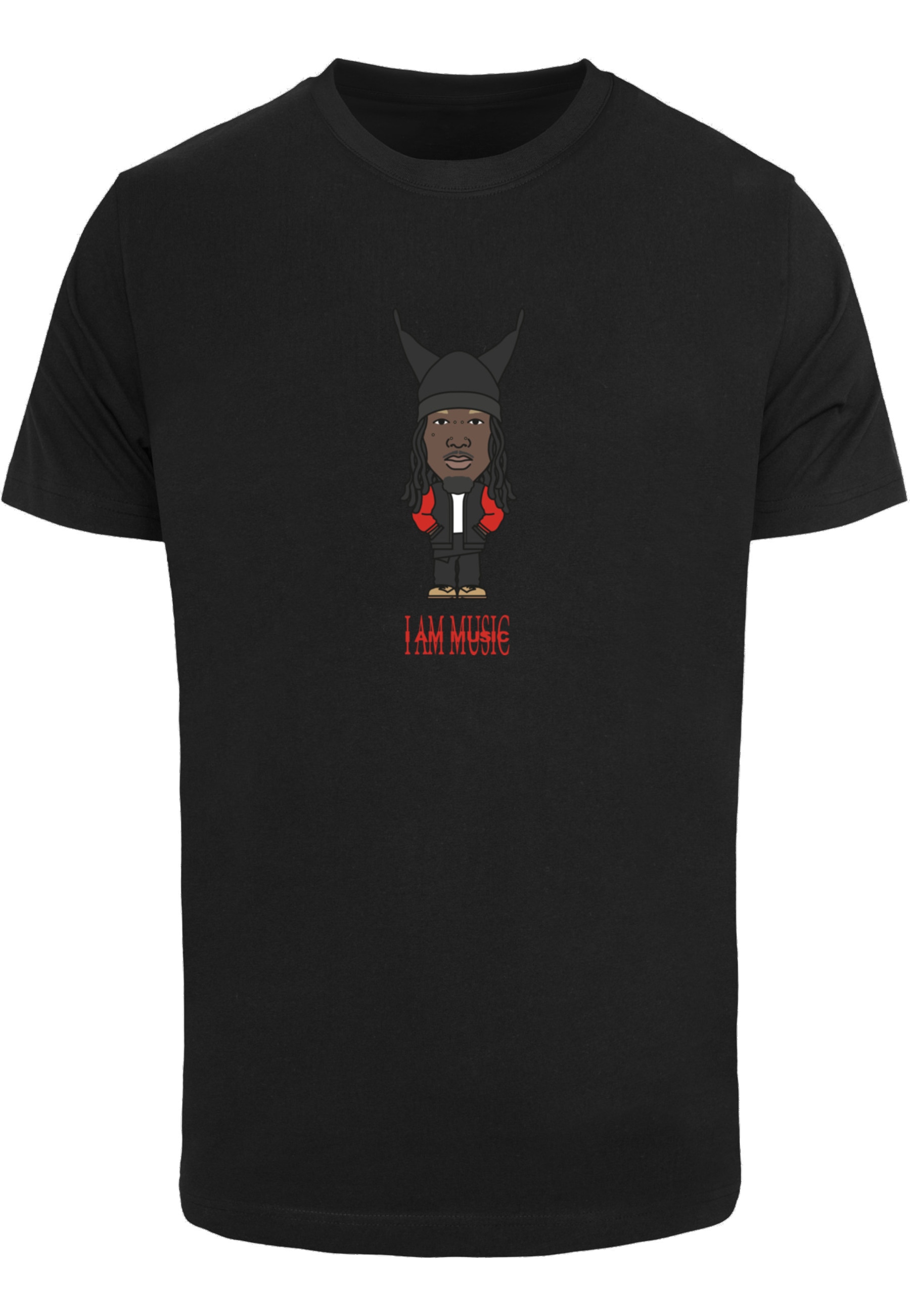 MisterTee T-Shirt "MisterTee Herren I Am Music Tee" 1 Stk.