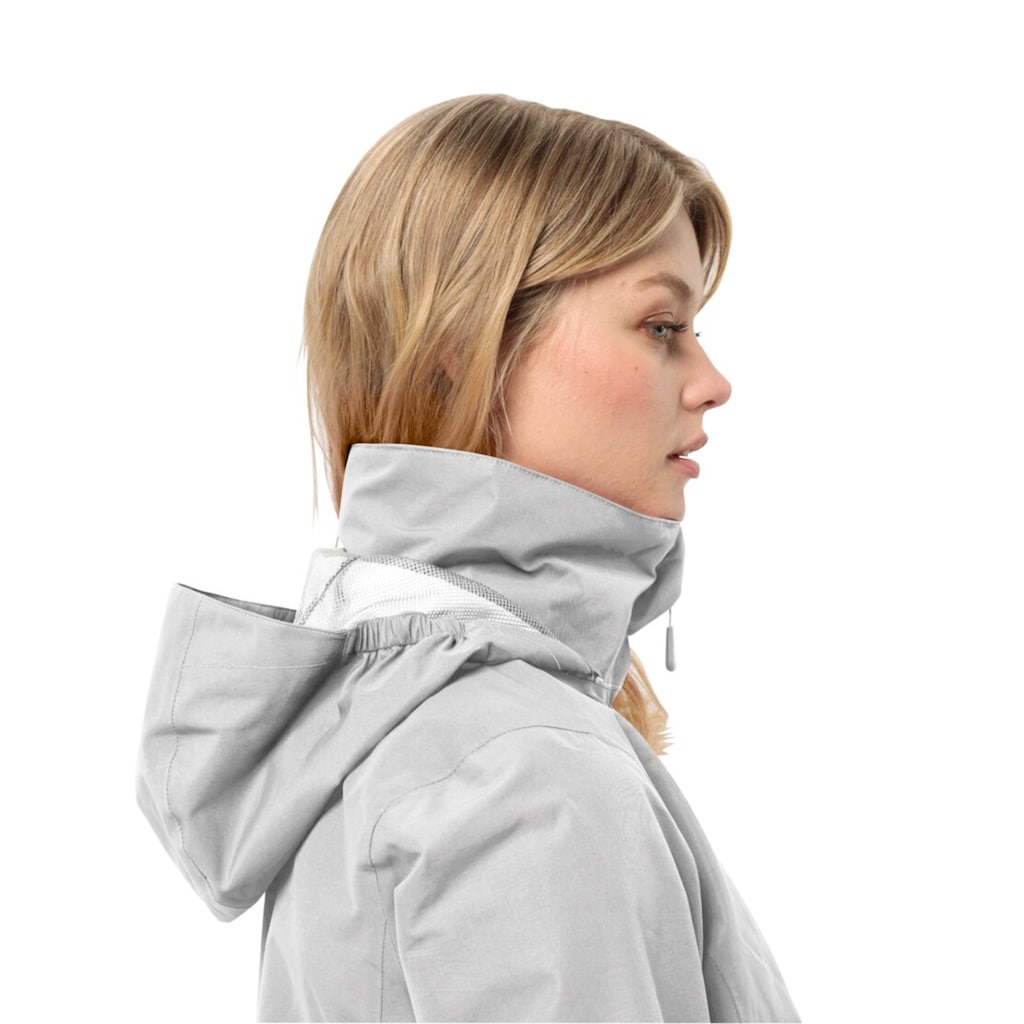 Jack Wolfskin Funktionsjacke »STORMY POINT 2L JKT W«, mit Kapuze