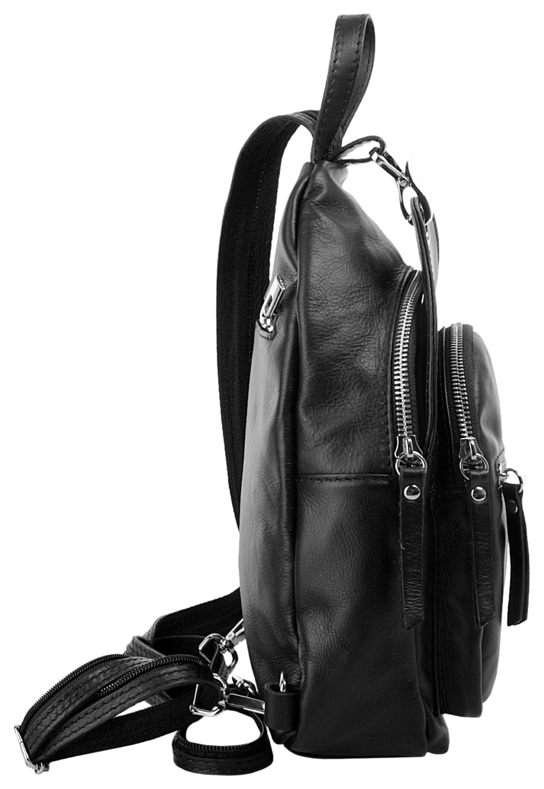Samantha Look Cityrucksack, echt Leder, Made in Italy