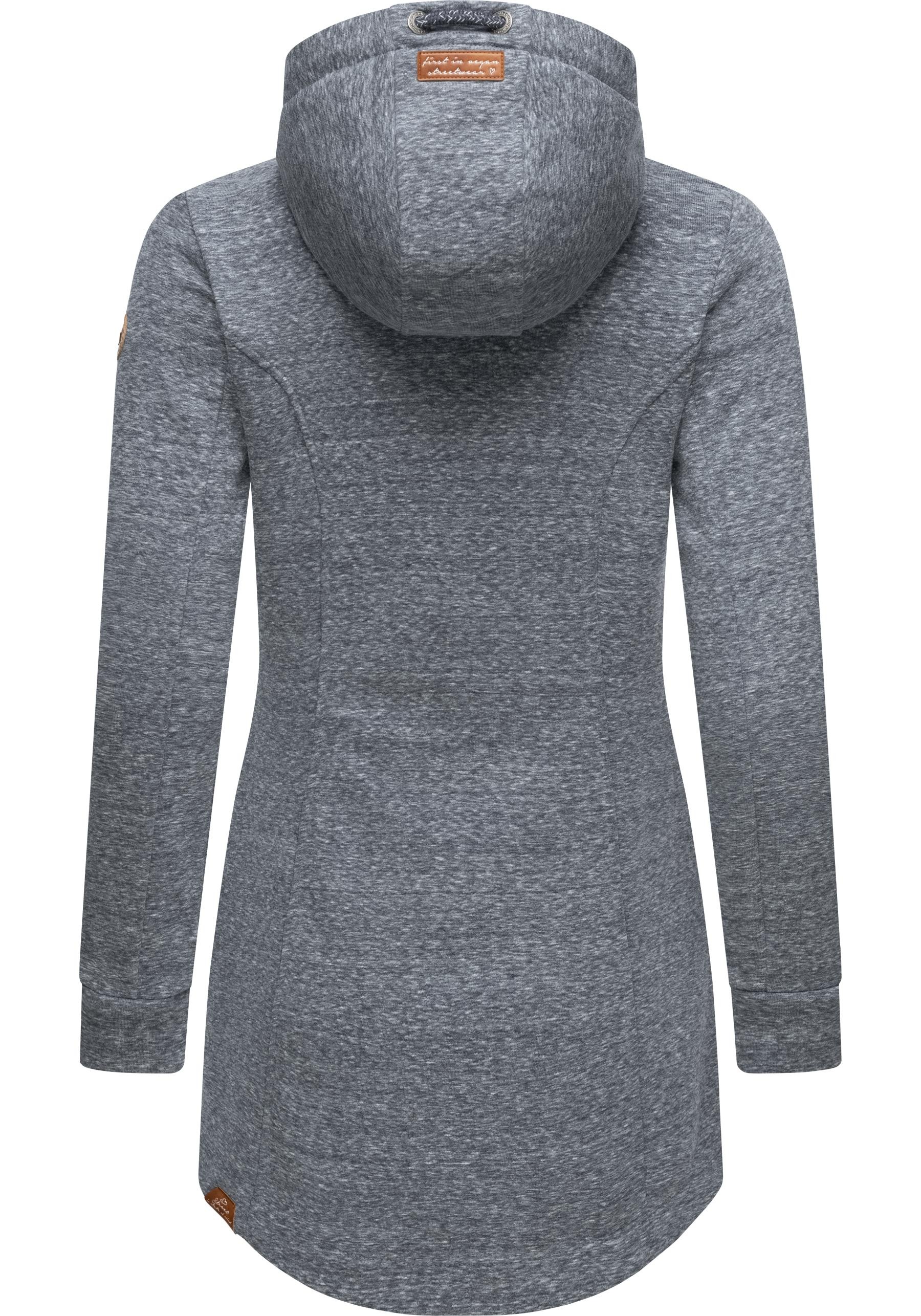 Ragwear Sweatjacke »Letty Intl.«, Sportliche Kapuzenjacke mit Kunstleder-Elementen