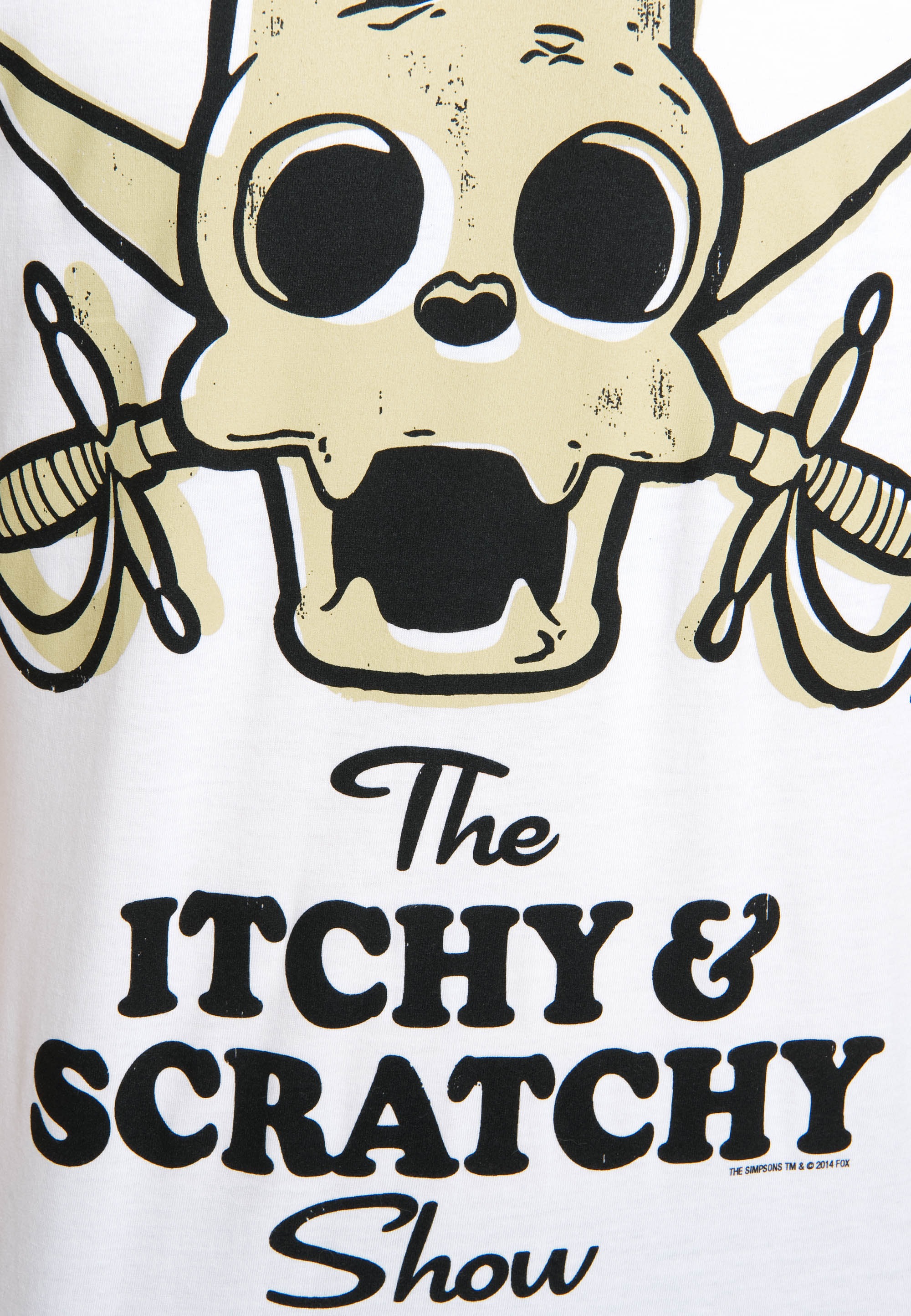 LOGOSHIRT T-Shirt »Scratchy - The Simpsons«, mit coolem Print