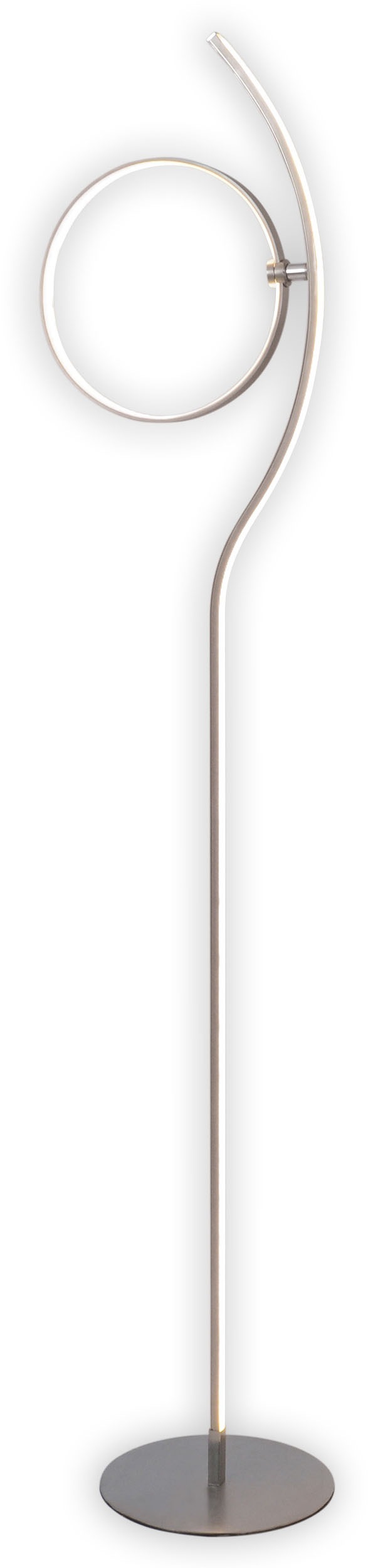 näve LED Stehlampe »"Loop Line"«, Dimmbar in 3 Stufen per Touch-Dimmer; Inkl. Stecker-Netzteil