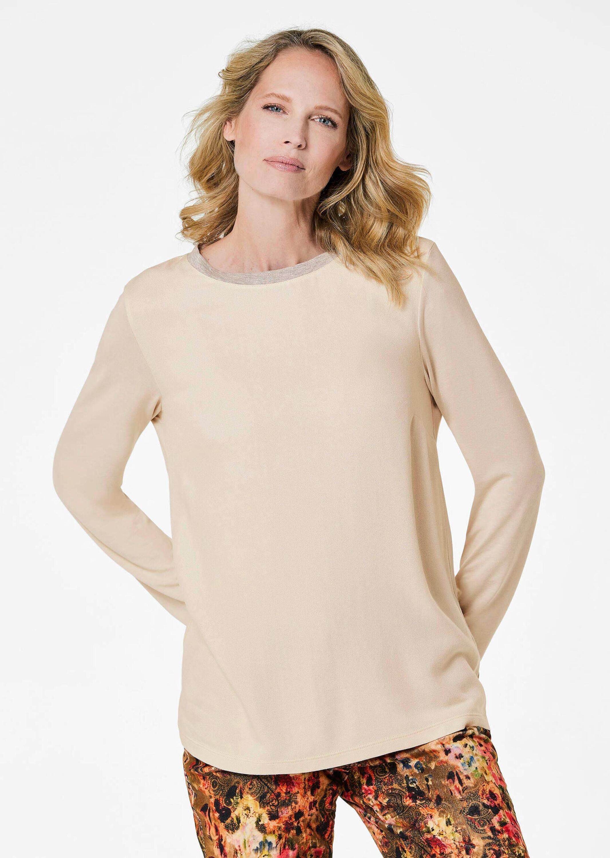 GOLDNER Kurzarmbluse »Blusenshirt Blusenshirt«