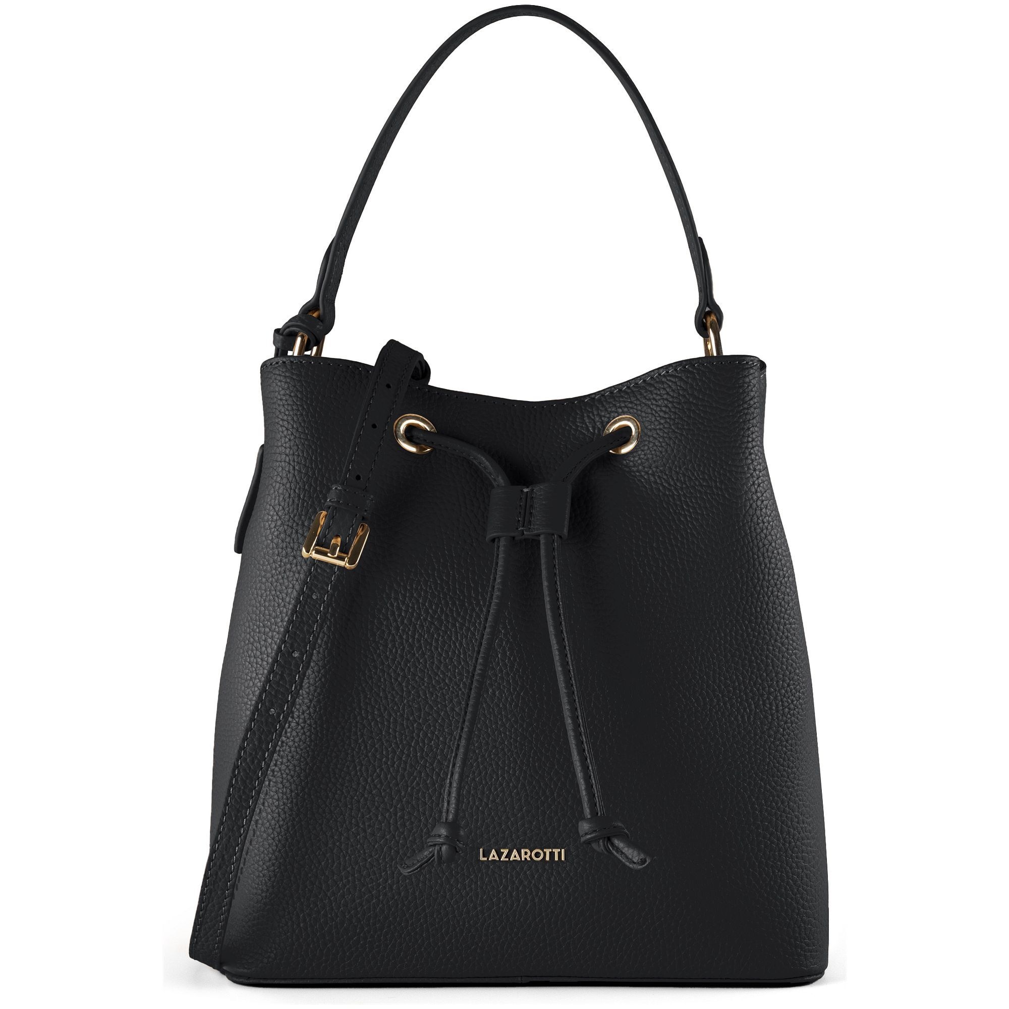 Lazarotti Beuteltasche "Bologna Leather Crossbody Beuteltasche Leder 25 cm"