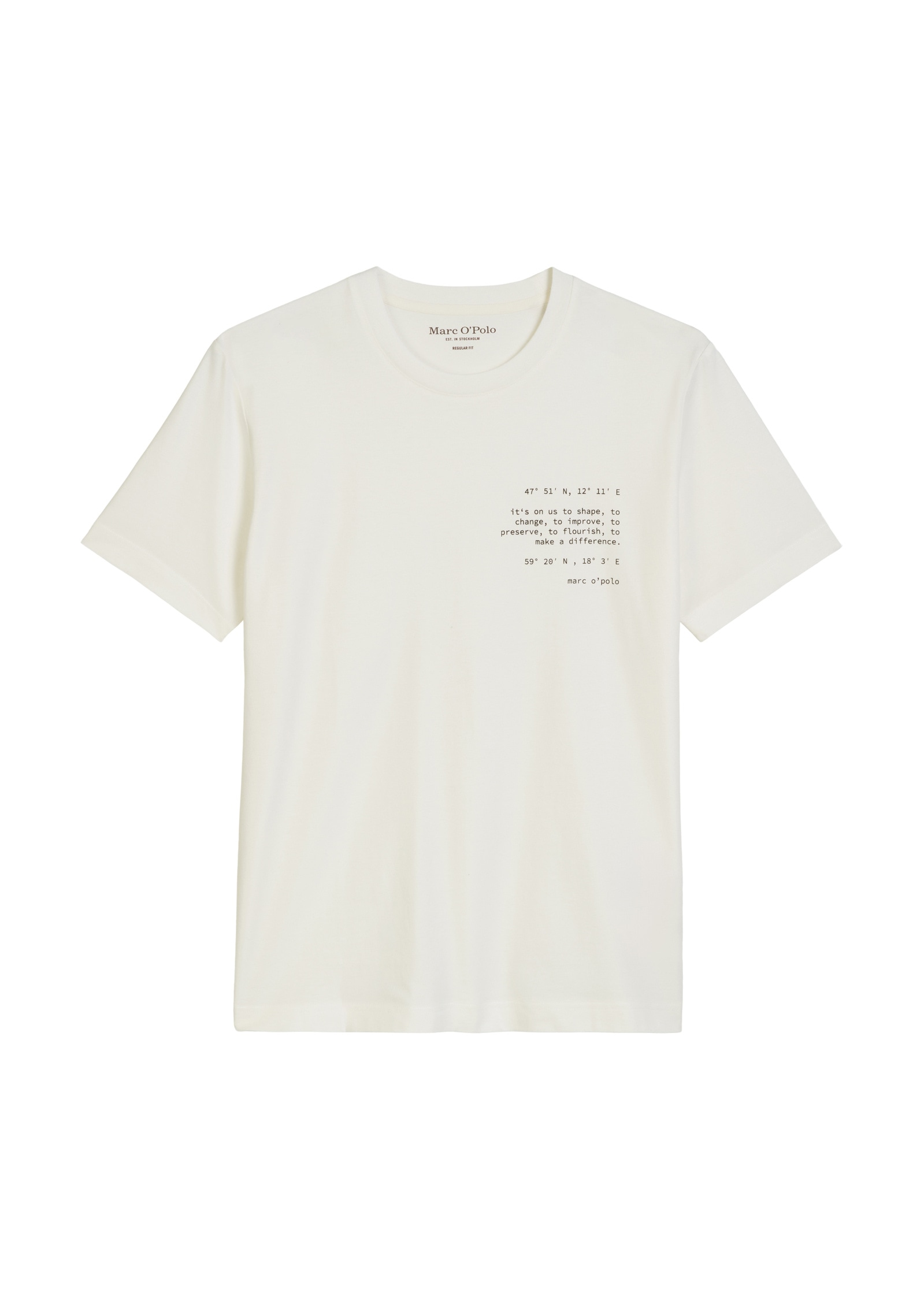 Marc O'Polo T-Shirt »aus reiner Bio-Baumwolle«