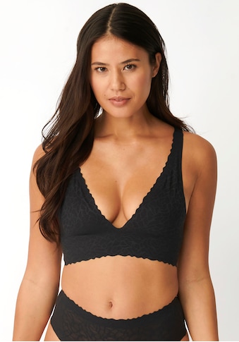 Bralette »Zero Feel Lace 2.0 Top«, leicht gepolsterte Cups, abgerundeter Spitzensaum