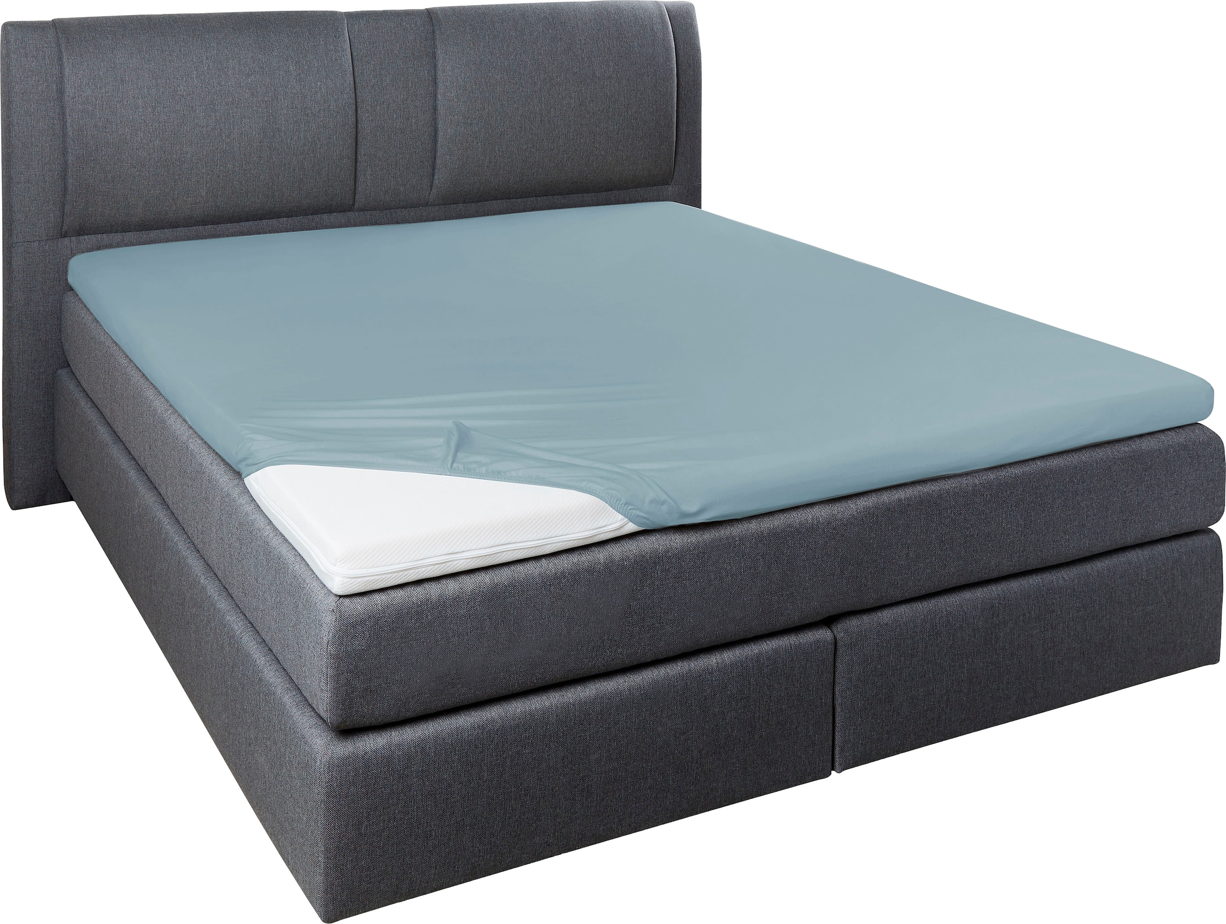 Primera Spannbettlaken »Elasthan-Feinjersey Topper« Aus 95% gekämmter Baumwolle und 5% Elastan