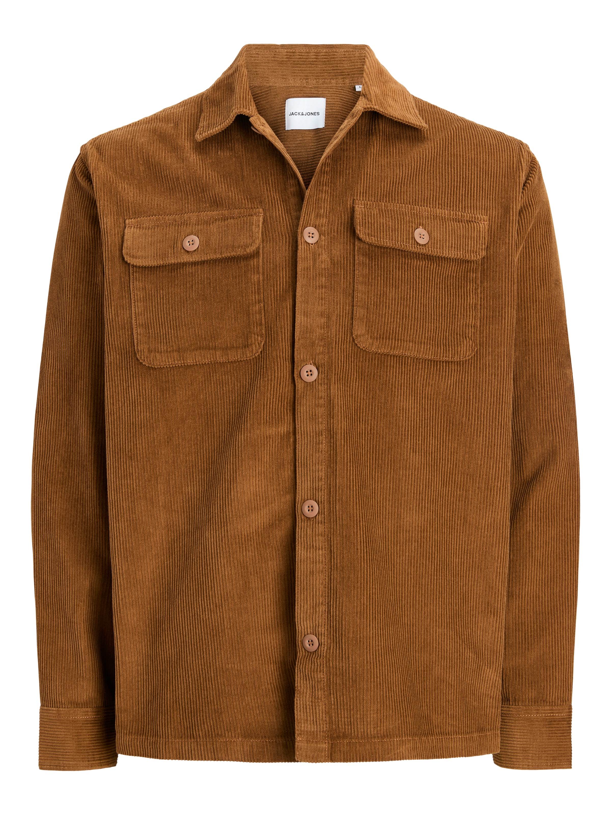 Jack & Jones Langarmhemd »JJEREGENT CORD OVERSHIRT LS SN« Baumwolle, locker geschnitten