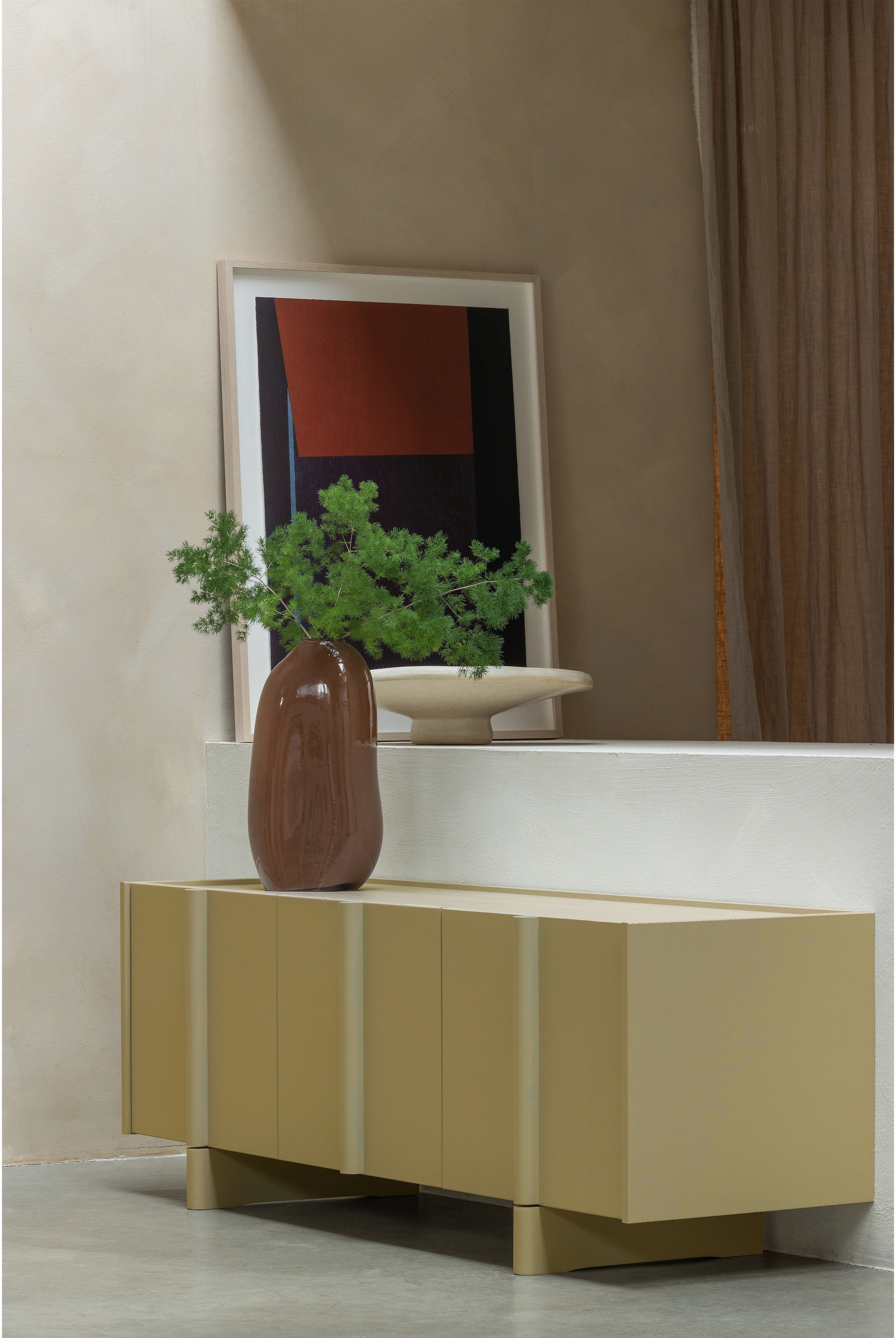 WOOOD Lowboard »Nook TV-Kommode, TV-Möbel Breite 152 CM« Nook-Kollektion von WOOOD mit skandinavischem Design und FSC®