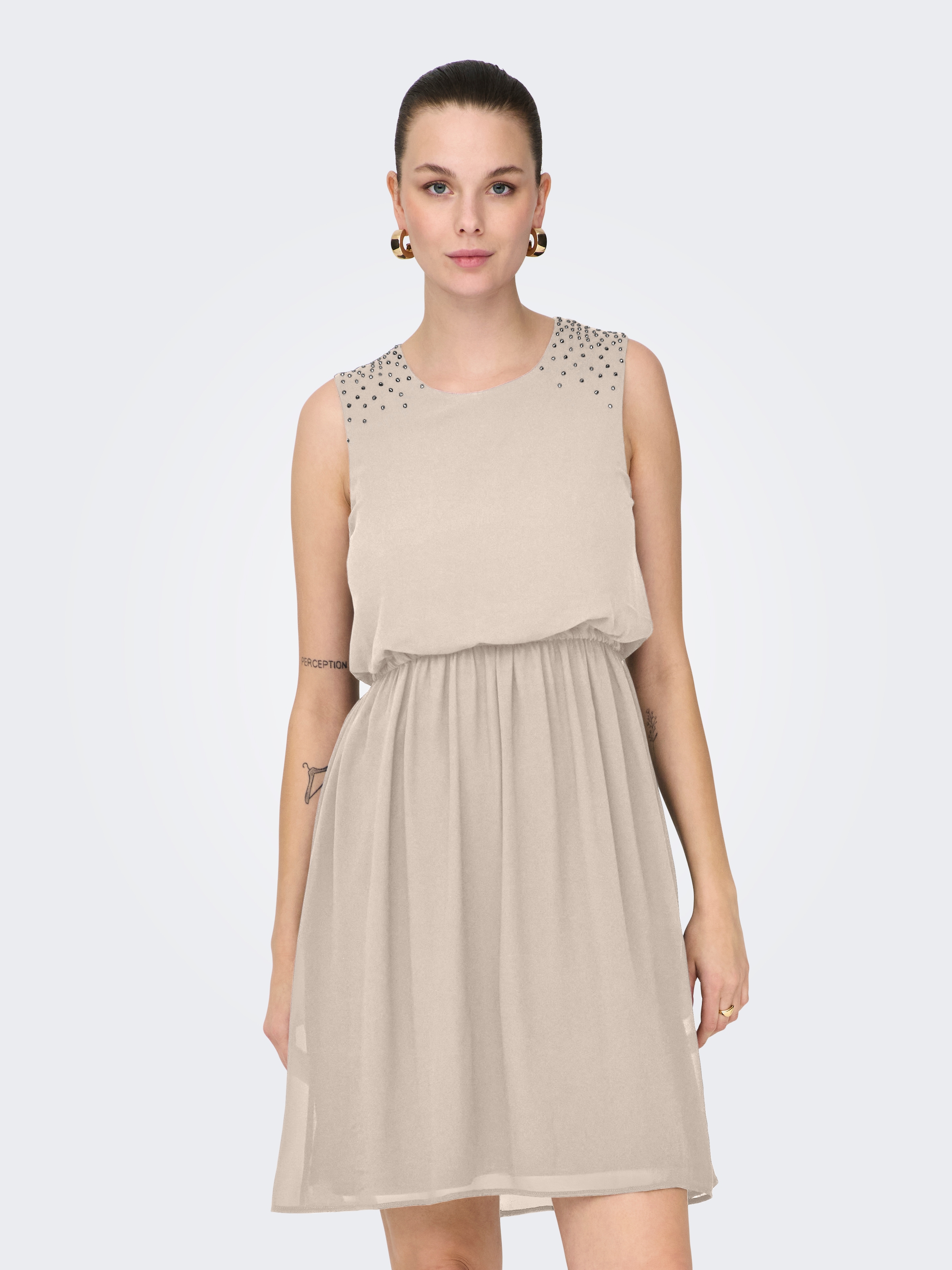 ONLY Minikleid "ONLSTINNA LIFE SL DETAIL DRESS WVN" günstig online kaufen