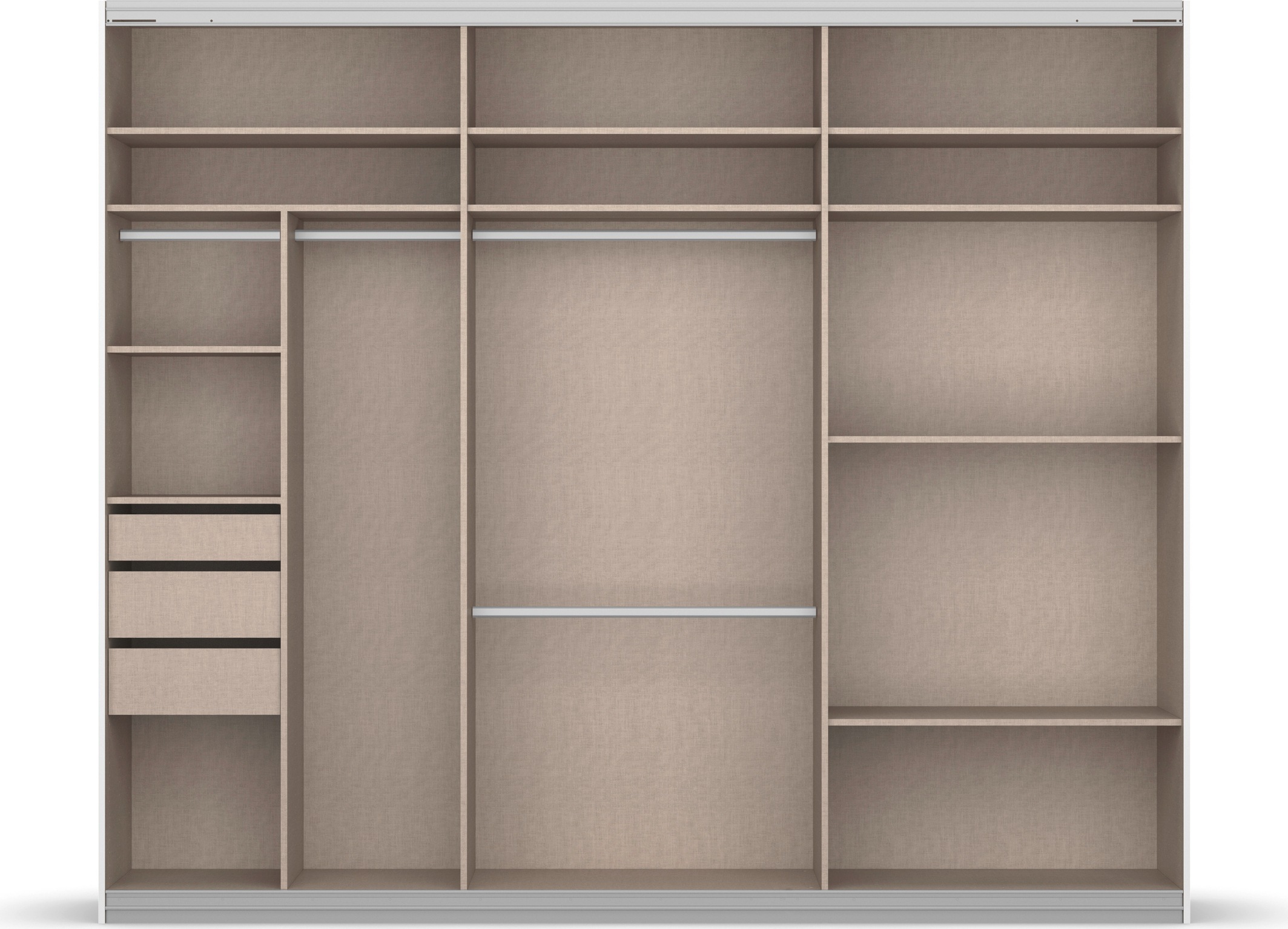 Thumbnail - rauch Schwebetürenschrank "Kleiderschrank Schrank Garderobe Wäscheschrank Ankleide OTELI" Breiten 203/271/315/360 cm Höh...