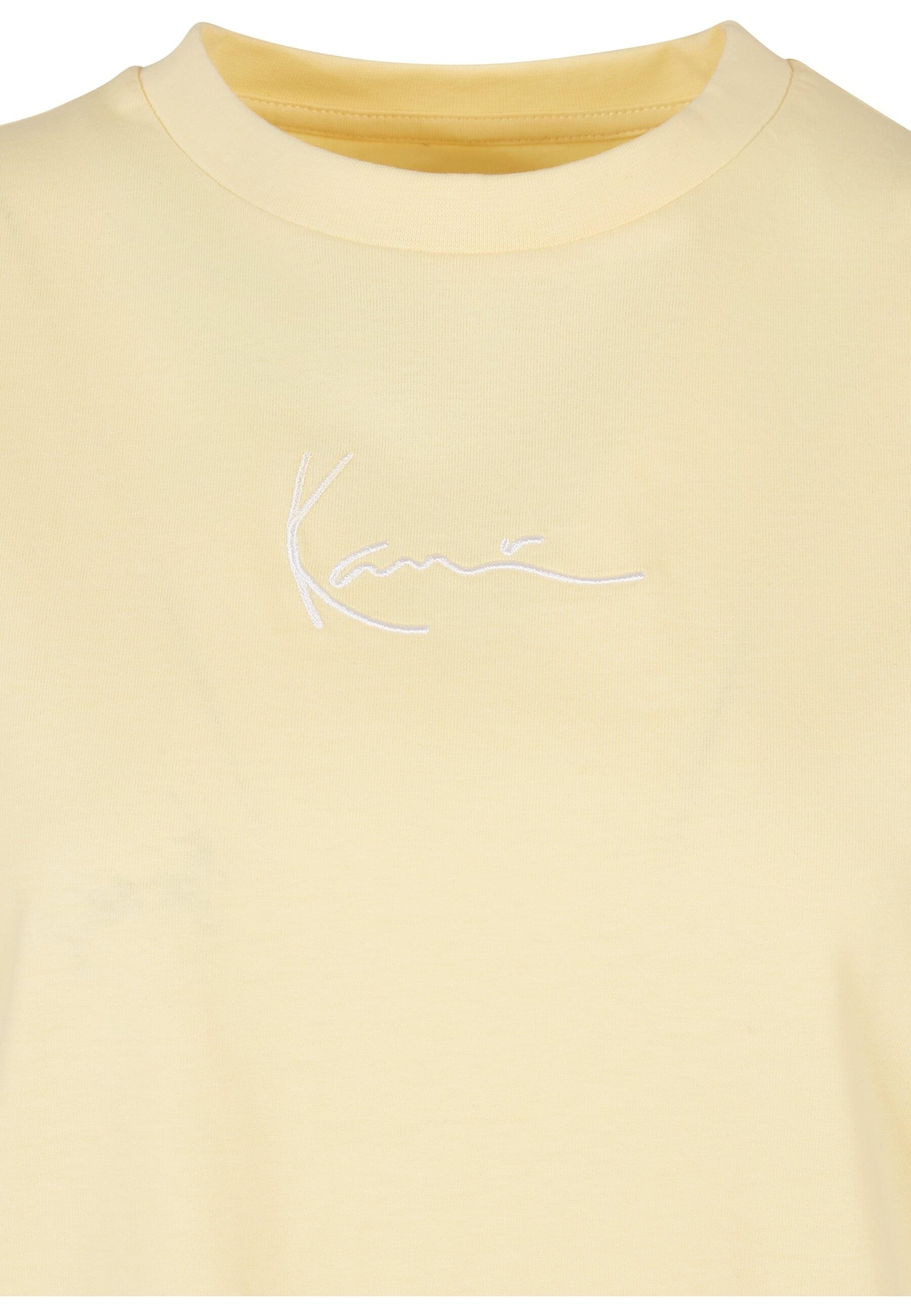 Karl Kani T-Shirt »Karl Kani Damen KW221-001-2 Small Signature Tee light yellow«, (1 tlg.)