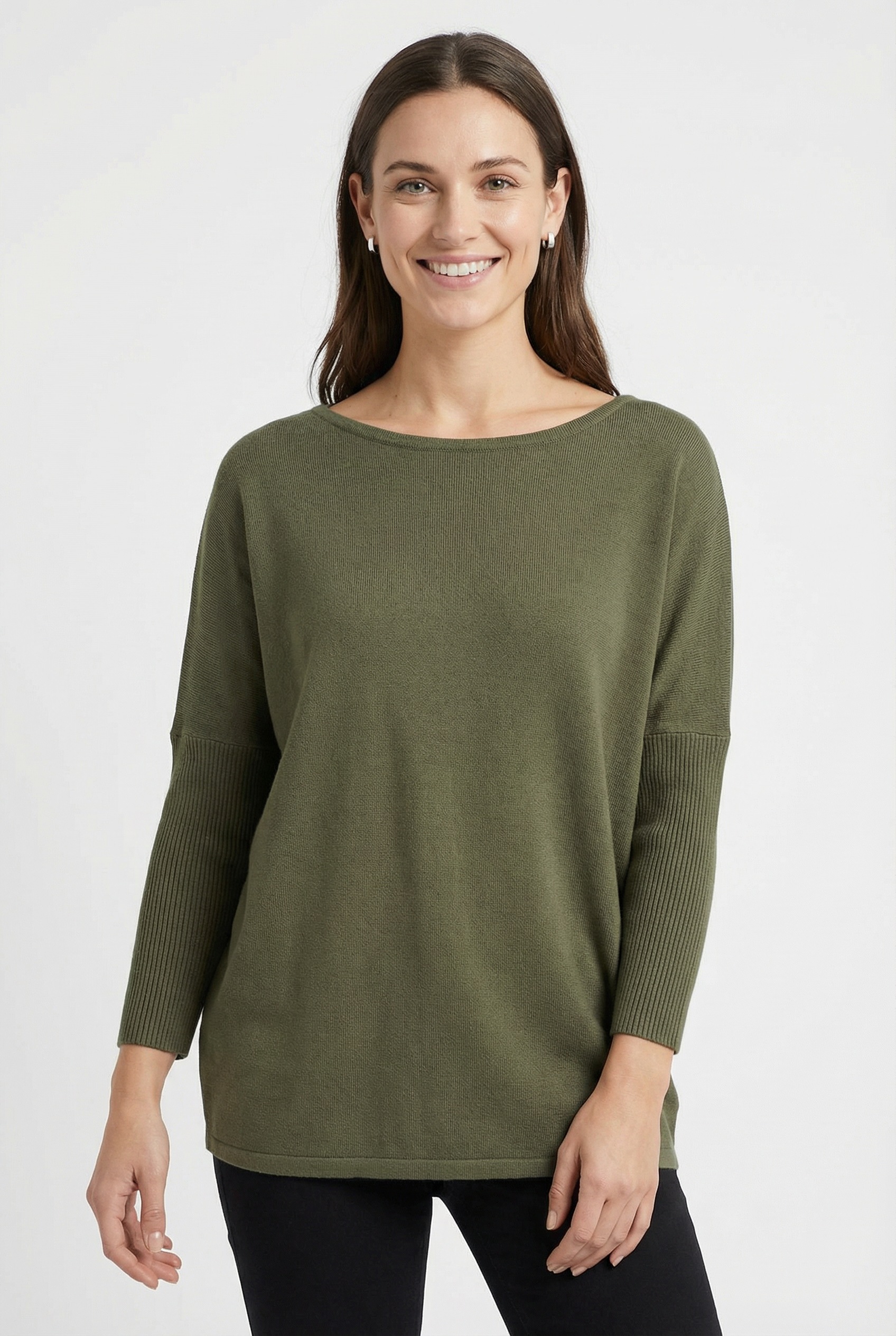 FREEQUENT Strickpullover "FQJONE-PU" mit 3/4 Armen