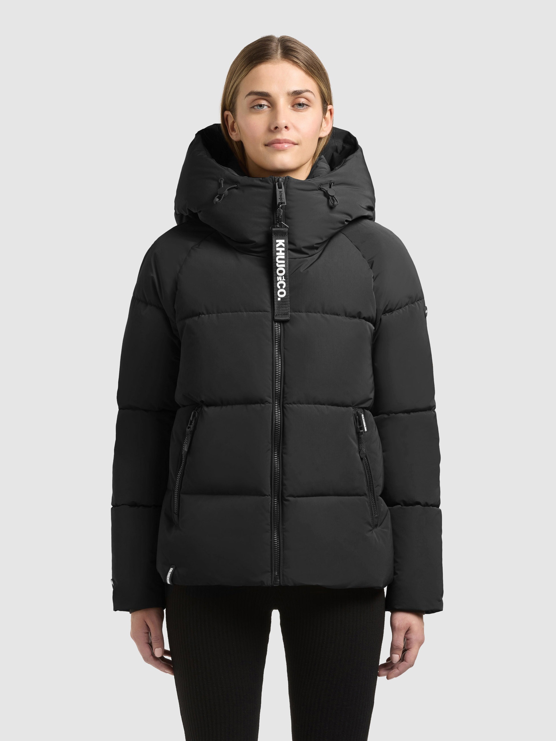 khujo Steppjacke »ONO2« mit Kapuze