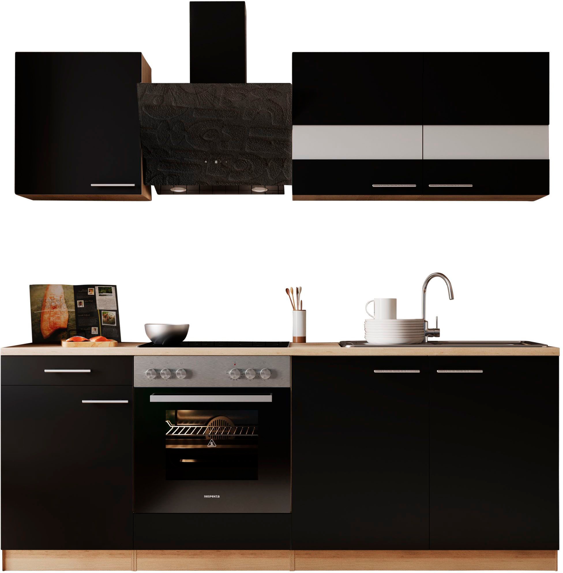 RESPEKTA Küche "Merle" Breite 210 cm, mit Soft-Close, in exklusiver Konfigu günstig online kaufen