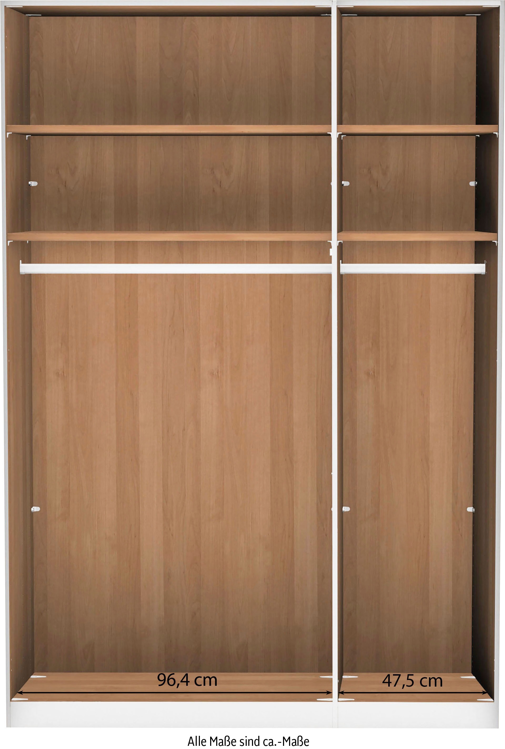 Thumbnail - WIEMANN Kleiderschrank "Kiruna" mit Champagnerglas