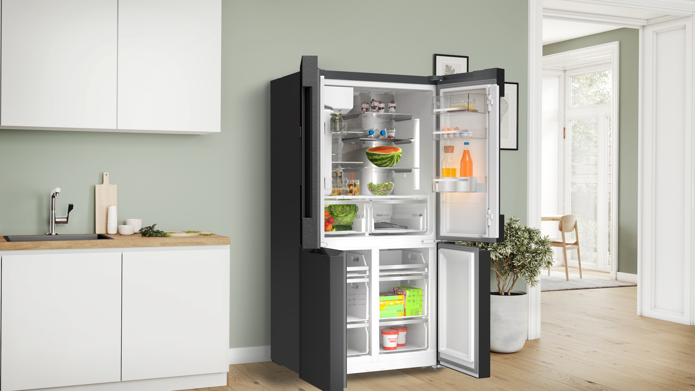 BOSCH Multi Door Serie 6 »KFI96AXEA«