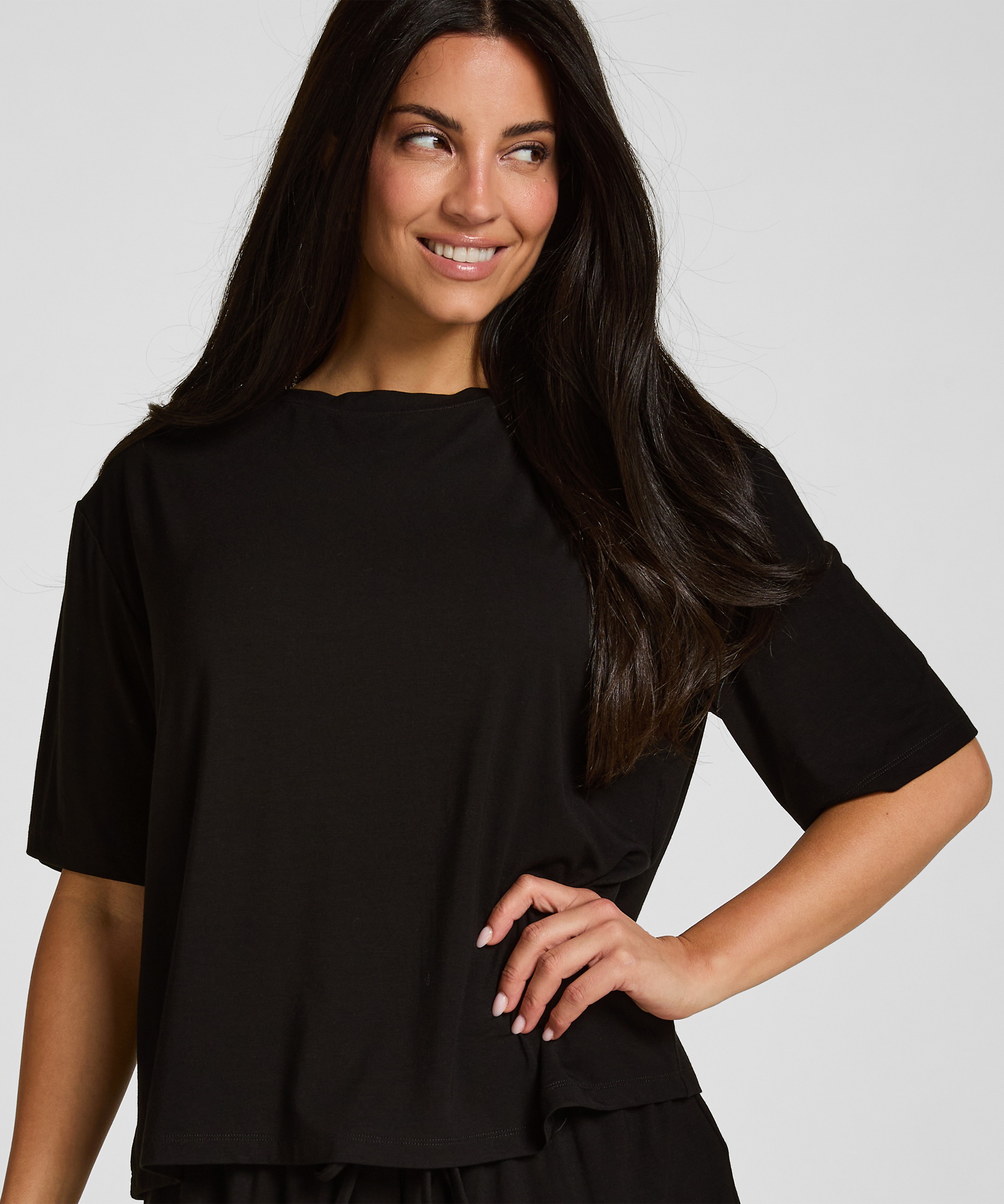 Hunkemöller Pyjama "Pyjama Oberteil Jersey Kurzarm"