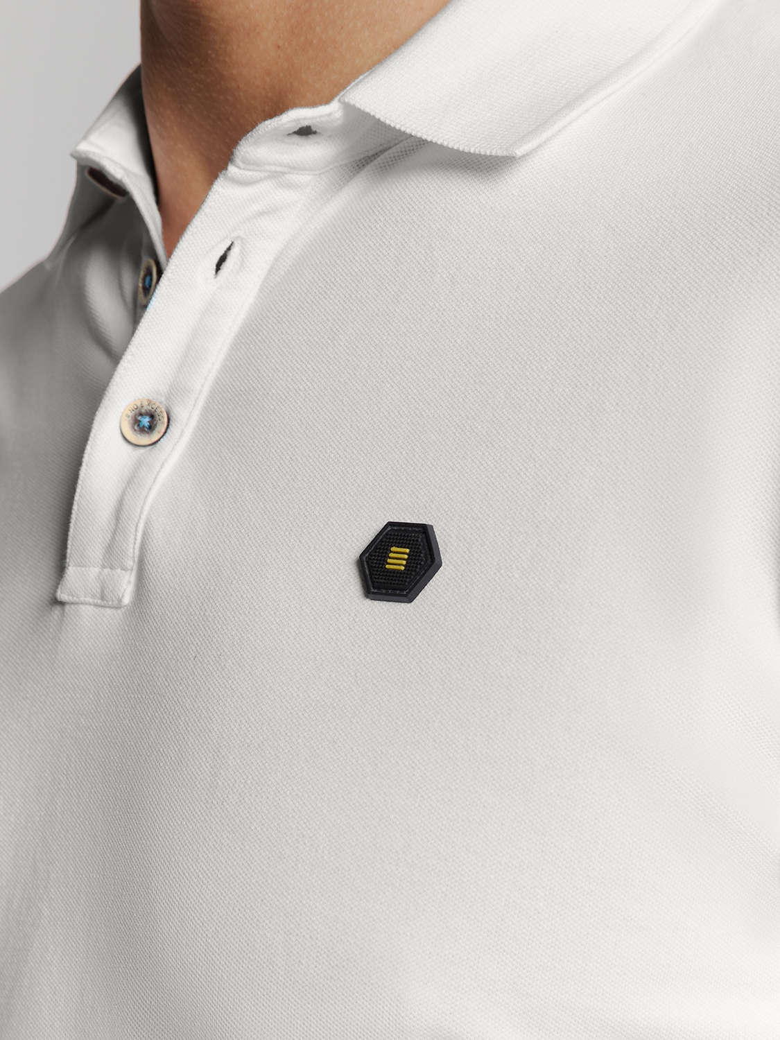 NO EXCESS Poloshirt »No Excess Poloshirt Polo Pique Garment Dyed«