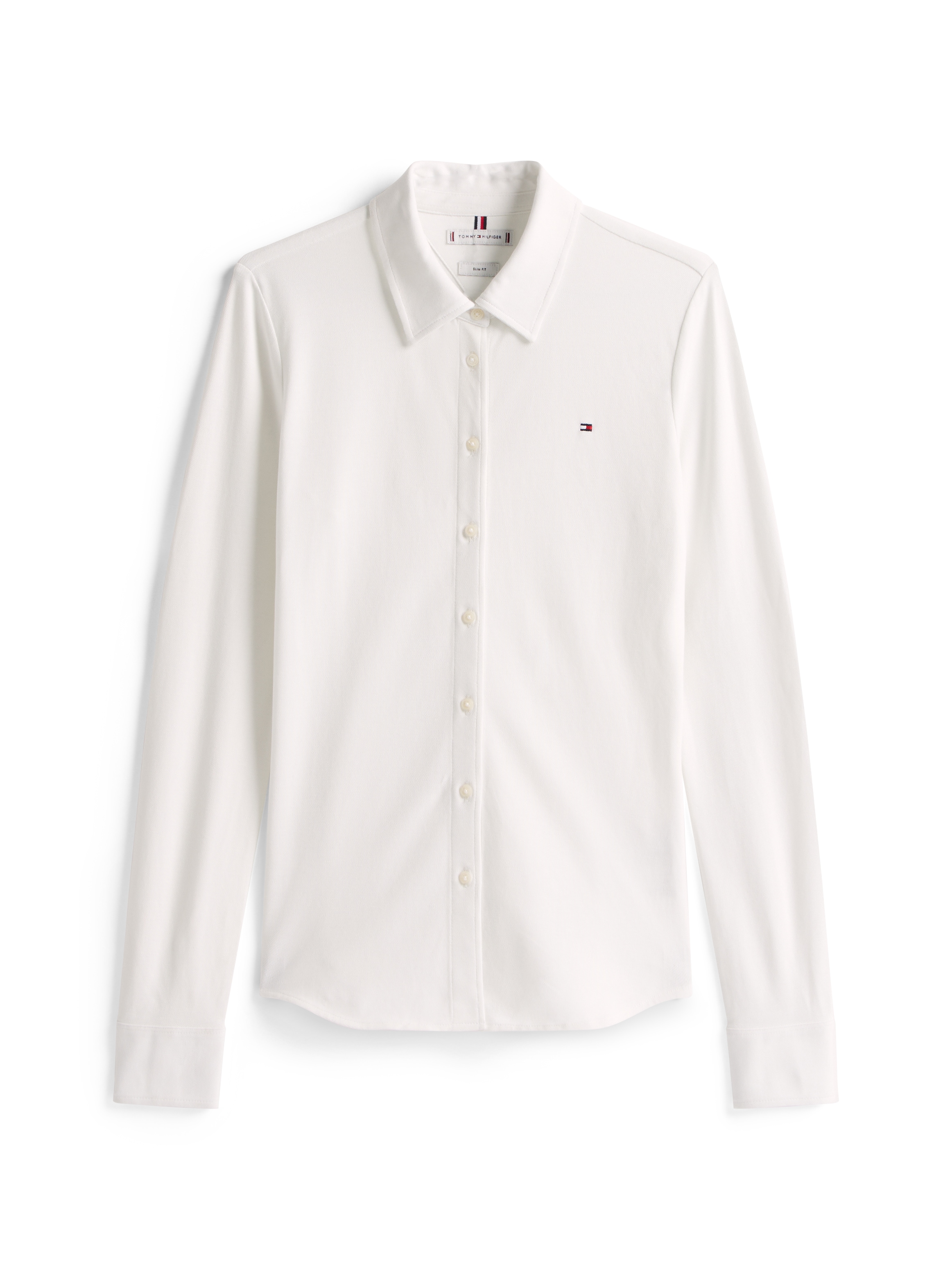 Tommy Hilfiger Poloshirt »1985 SLIM PIQUE BTN DOWN LS«