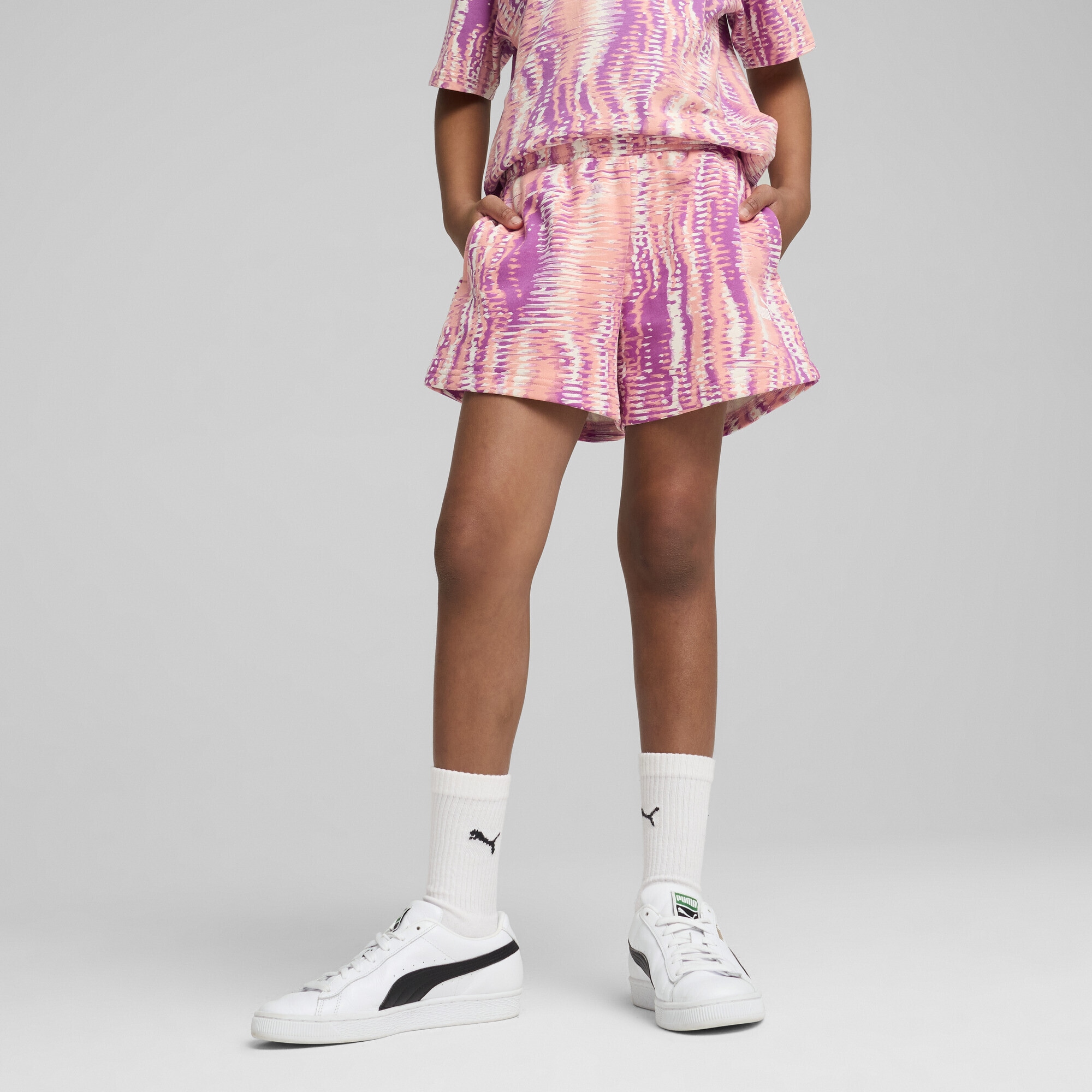 PUMA Sporthose »Essentials Nature 2.0 Shorts Mädchen«