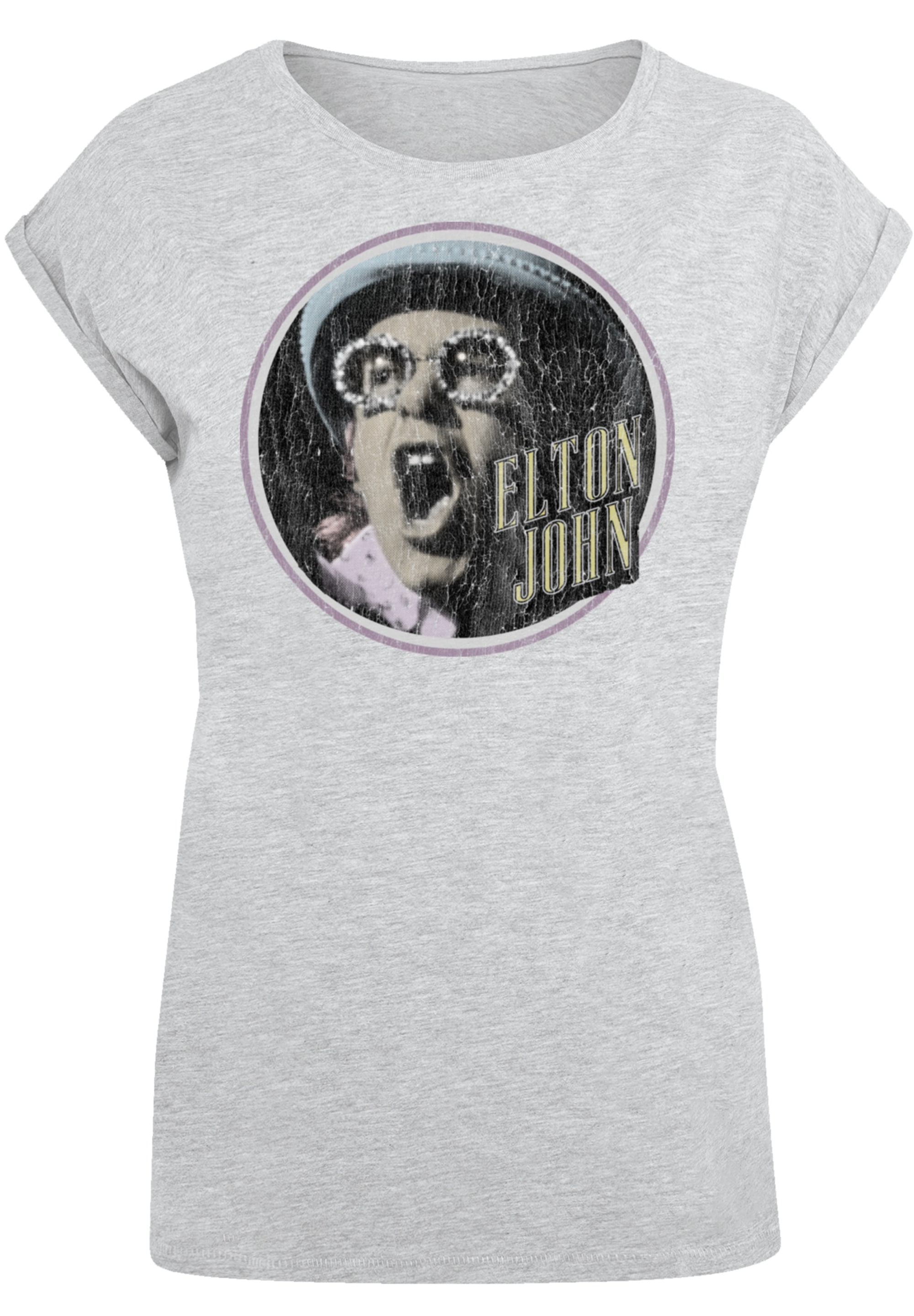 F4NT4STIC T-Shirt »Elton John Vintage Circle«, Premium Qualität