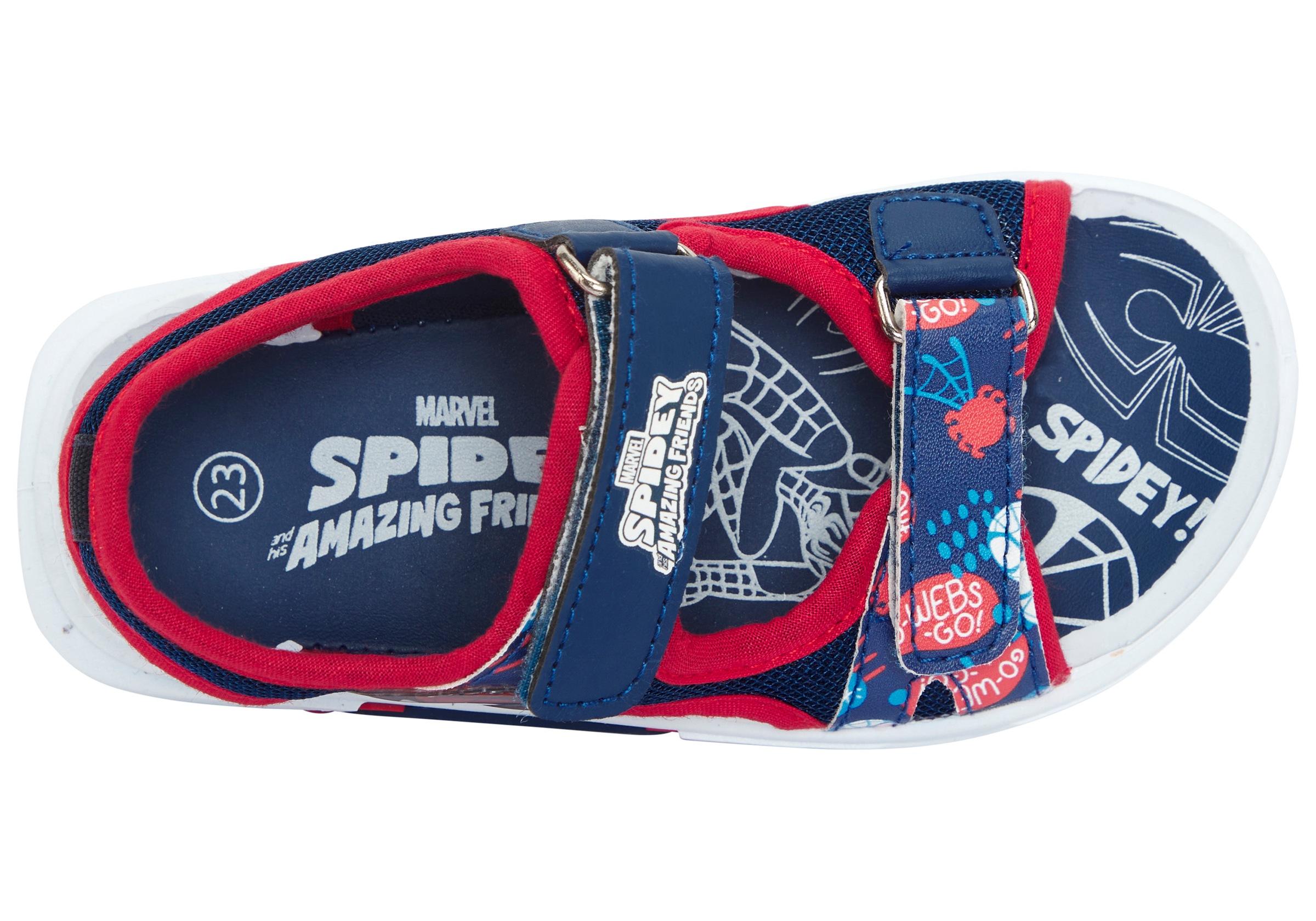 Disney Spiderman Sandal Navy Size 23 3
