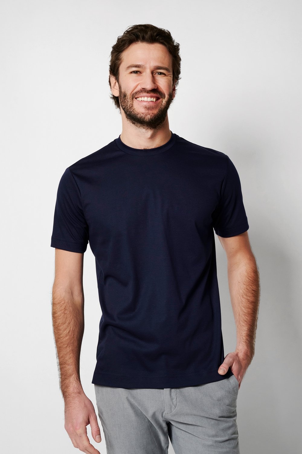 DESOTO T-Shirt "Jersey T-Shirt Rundhalsausschnitt halbarm", Mit Rundhalsaus günstig online kaufen