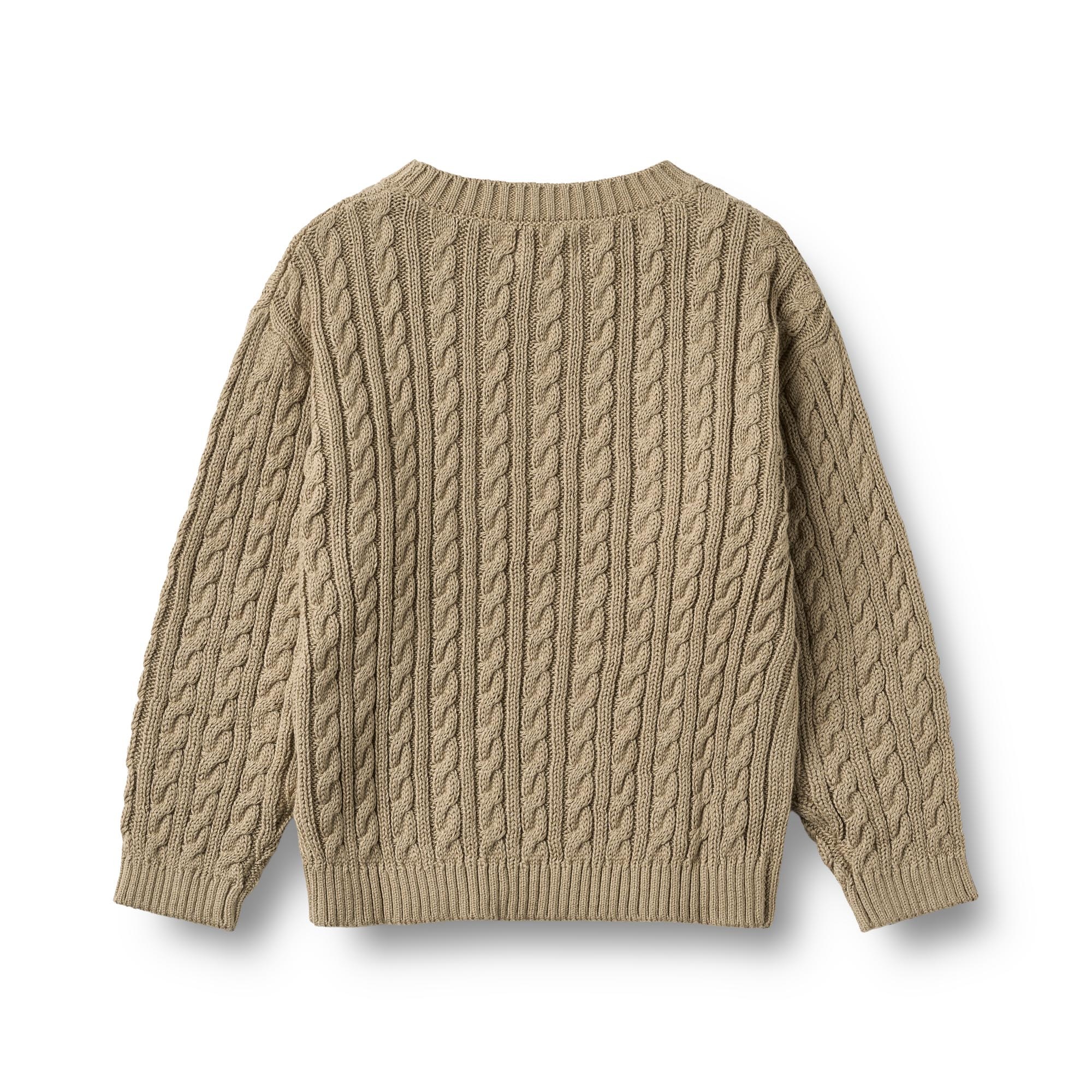 WHEAT Strickpullover »Knit Pullover L/S Oliver« Reine Baumwolle