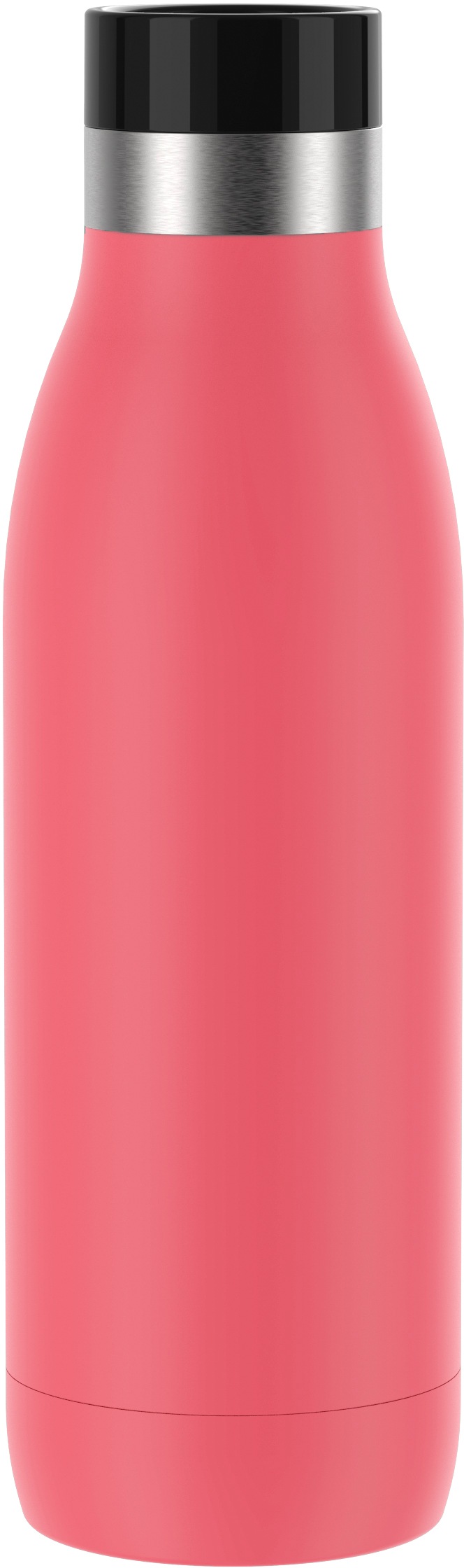 Emsa Isolierflasche "Trinkflasche Bludrop", (1 tlg.), Edelstahl, Quick-Press Deckel, 360 Trinkgenuss, 12h warm/24h kühl