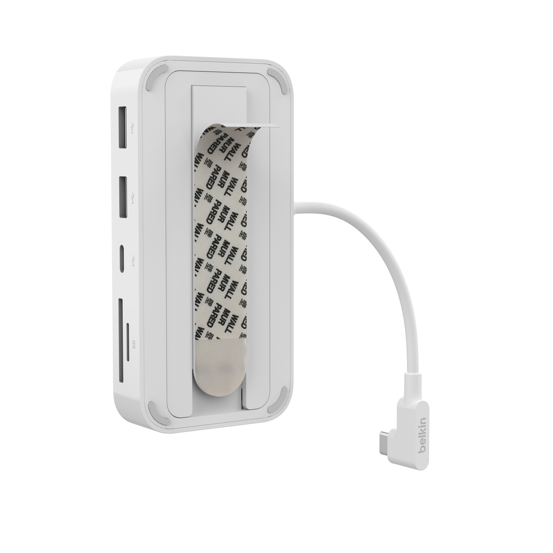 Belkin Laptop-Dockingstation »CONNECT USB-C 6-in-1 Multiport-Hub mit Halter«