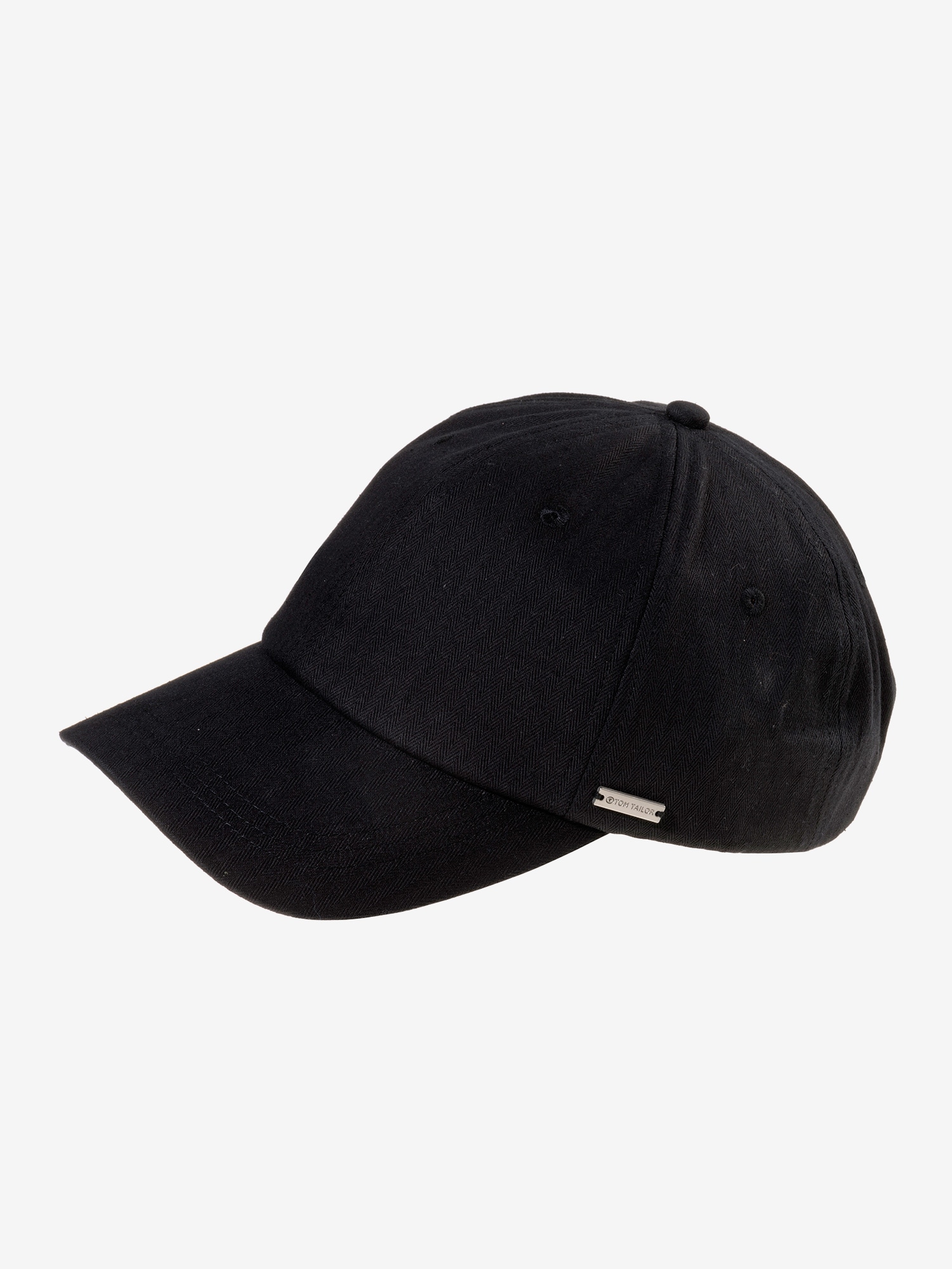 TOM TAILOR Baseball Cap 1 tlg. mit dezenter Fischgrätenstruktur günstig online kaufen