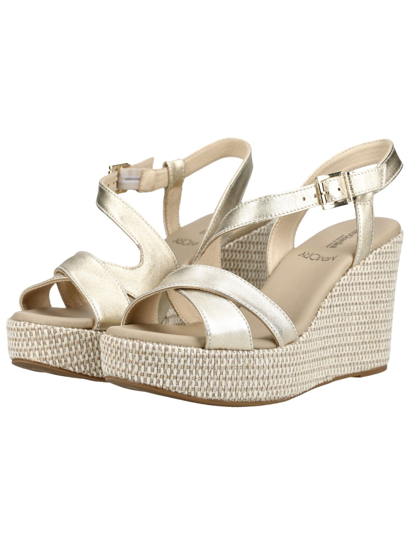 Nero Giardini Wedge Sandal Sand Leather Size 35 3