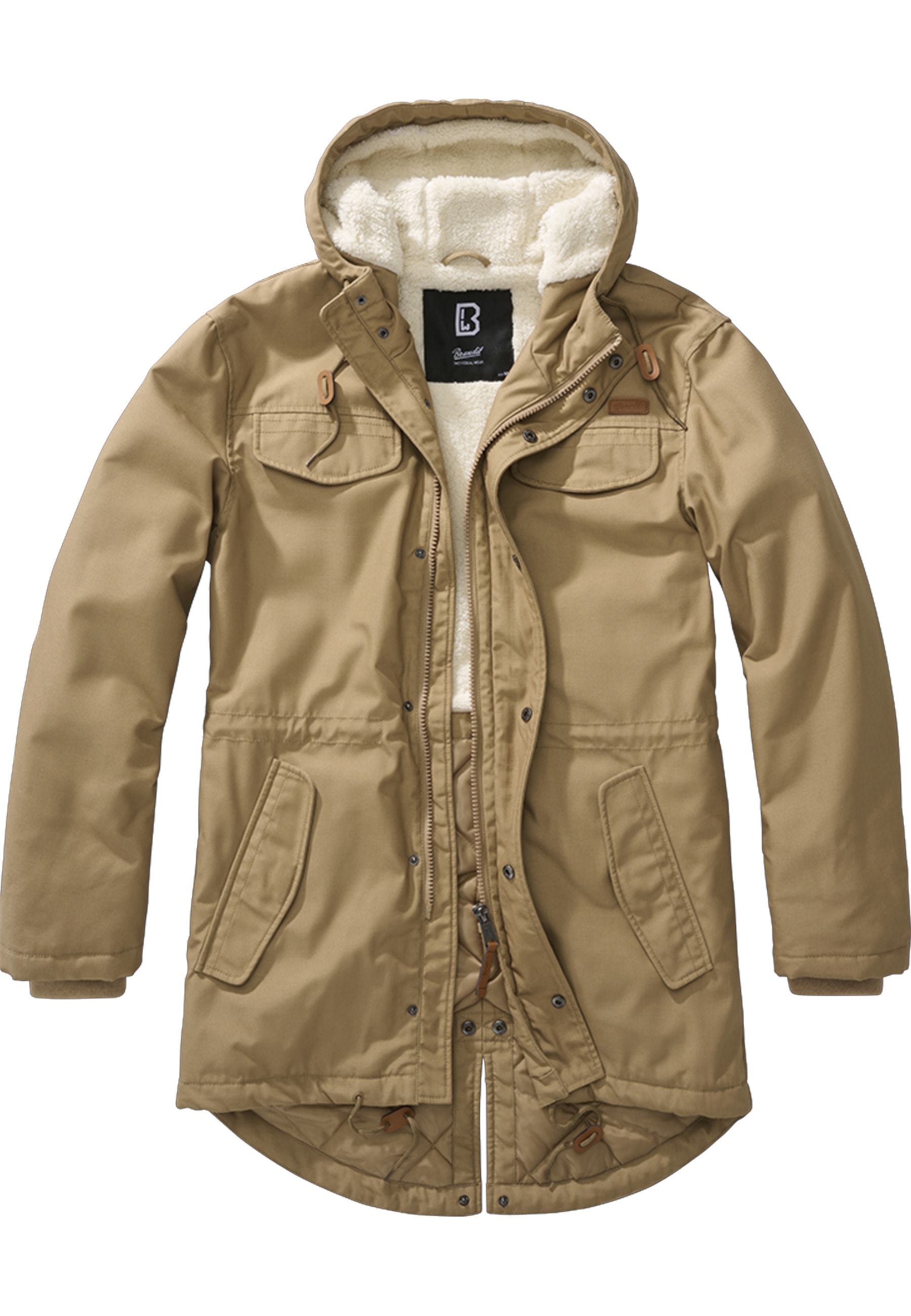 Brandit Winterjacke "Brandit Herren Marsh Lake Parka" 1 Stk. tlg. mit Kapuz günstig online kaufen
